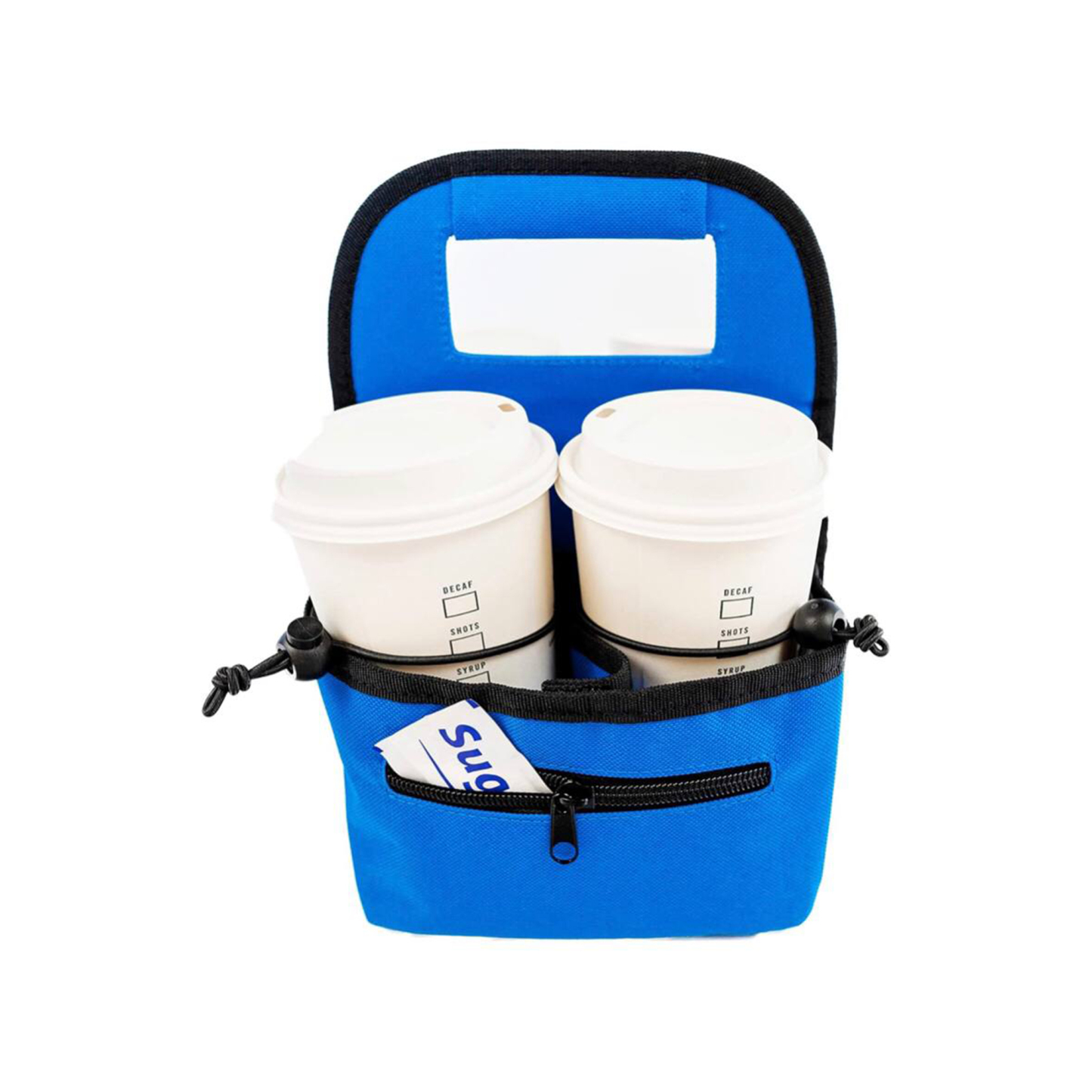 Customized Coffee Bag Transport Bag with Adjustable Beverage Size – 7.1"" L x 9.8"" H  