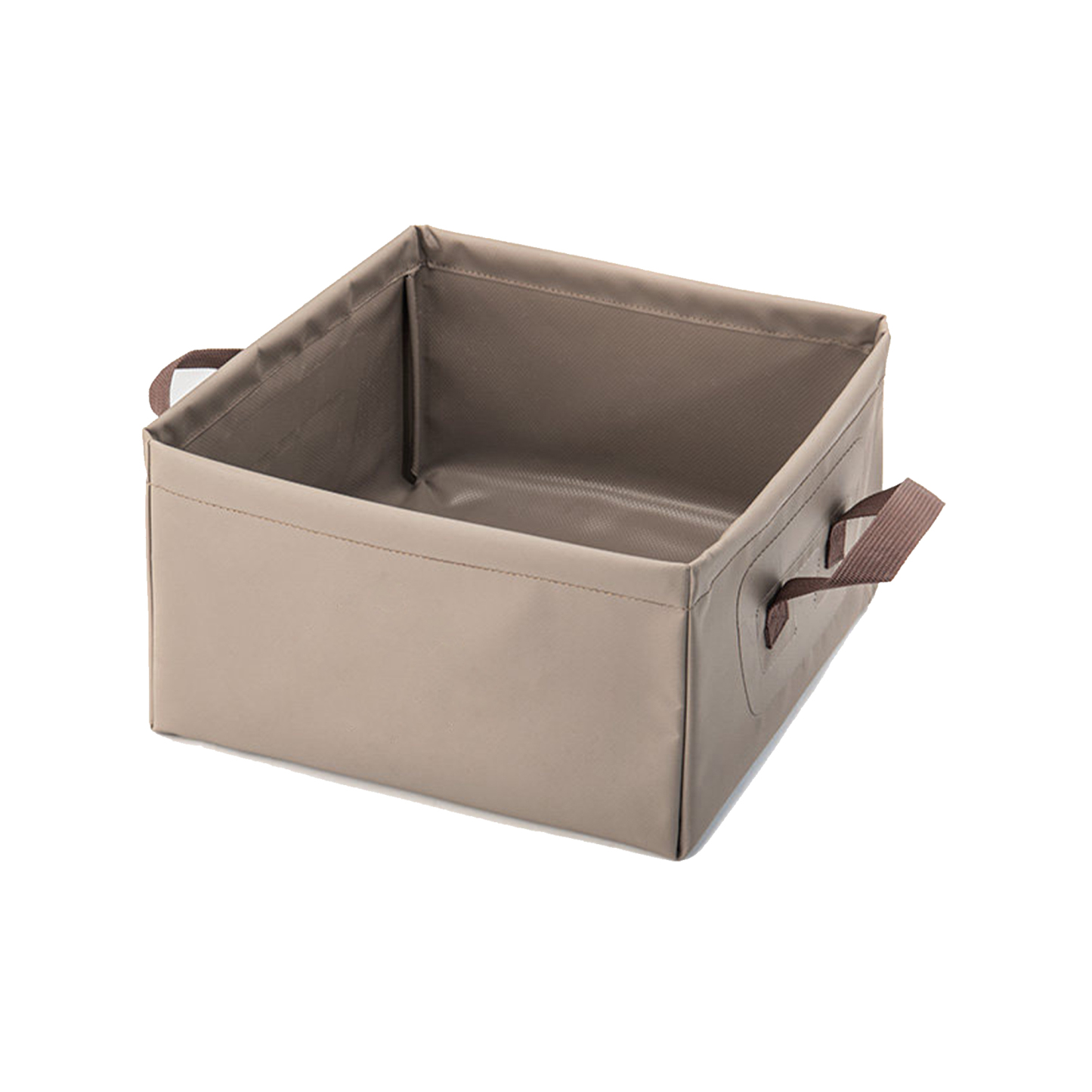 Foldable container for water, sink, or tub. 11.22 " x 11.22 " x 6.5 "