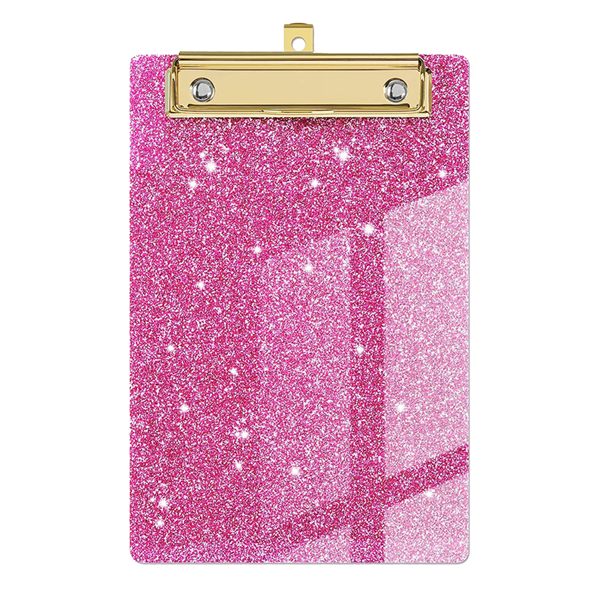 Office File Clipboard made of Glitter Acrylic 4 " x 6 "