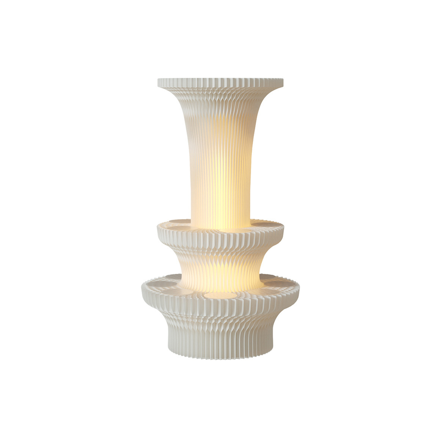 Eighteen Paper Island Exhibition Lamp Post Shelves