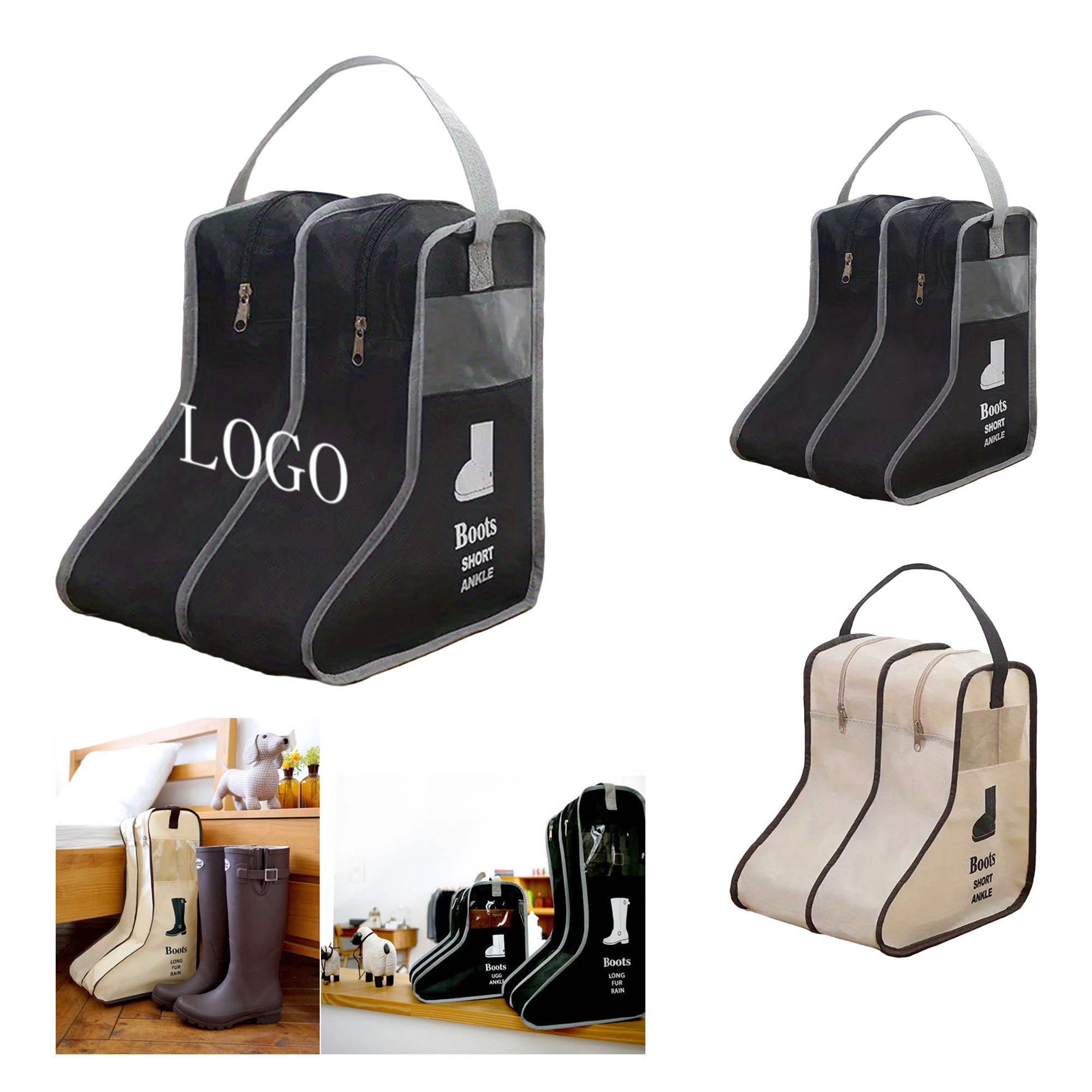 Korean boot travel bag