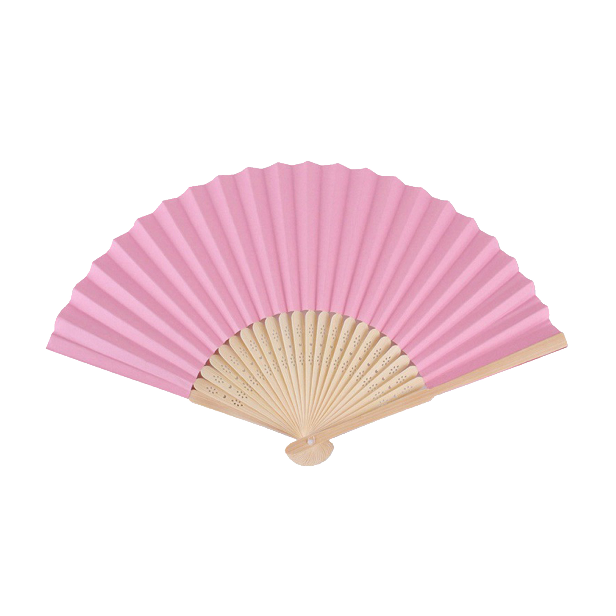 Hand fans crafted from folding paper bamboo 8.3 " x 15 "