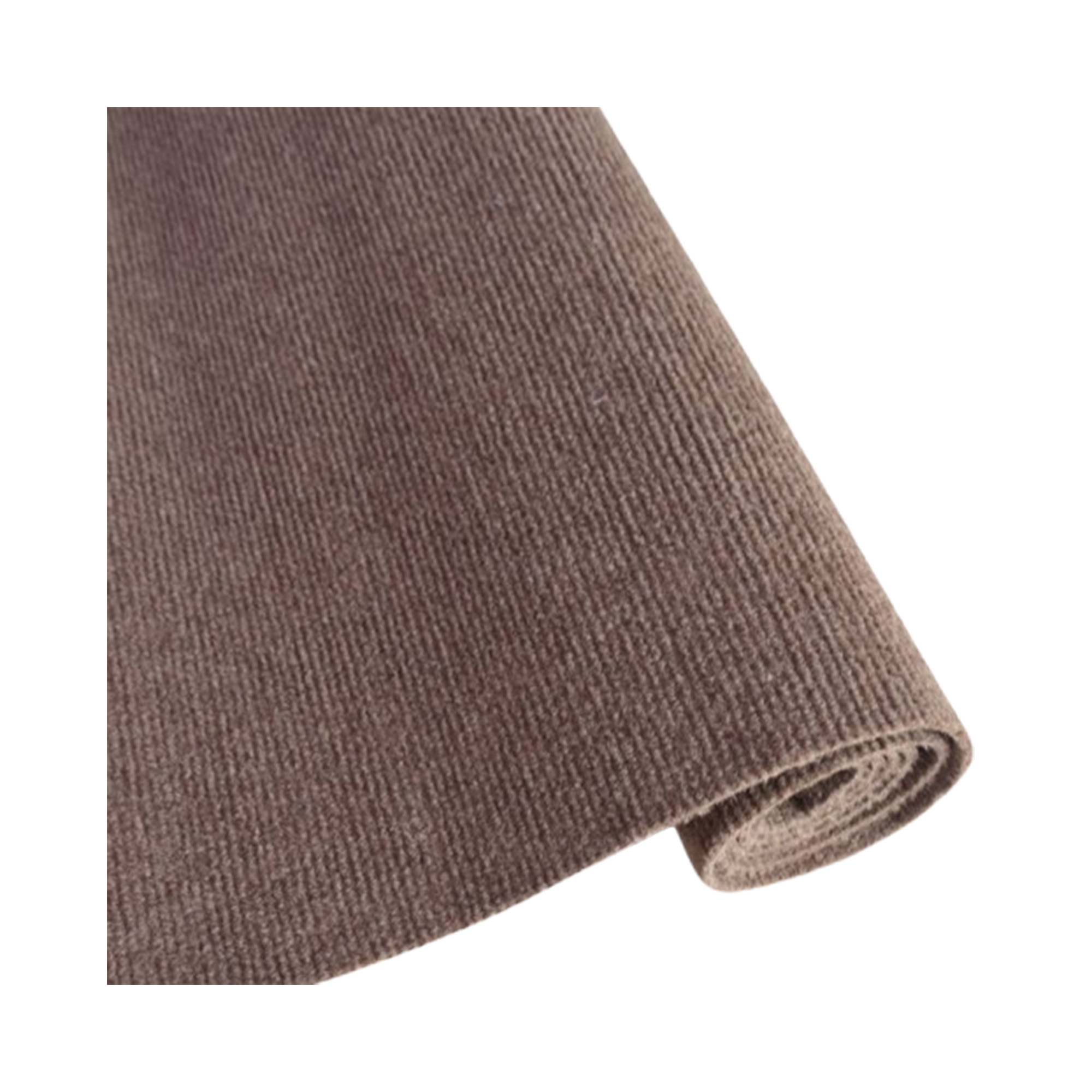 "Ins Style Beige Striped Bedside Photo Carpet – Width: 39.4 to 157.5 inches Length: 39.4 inches"