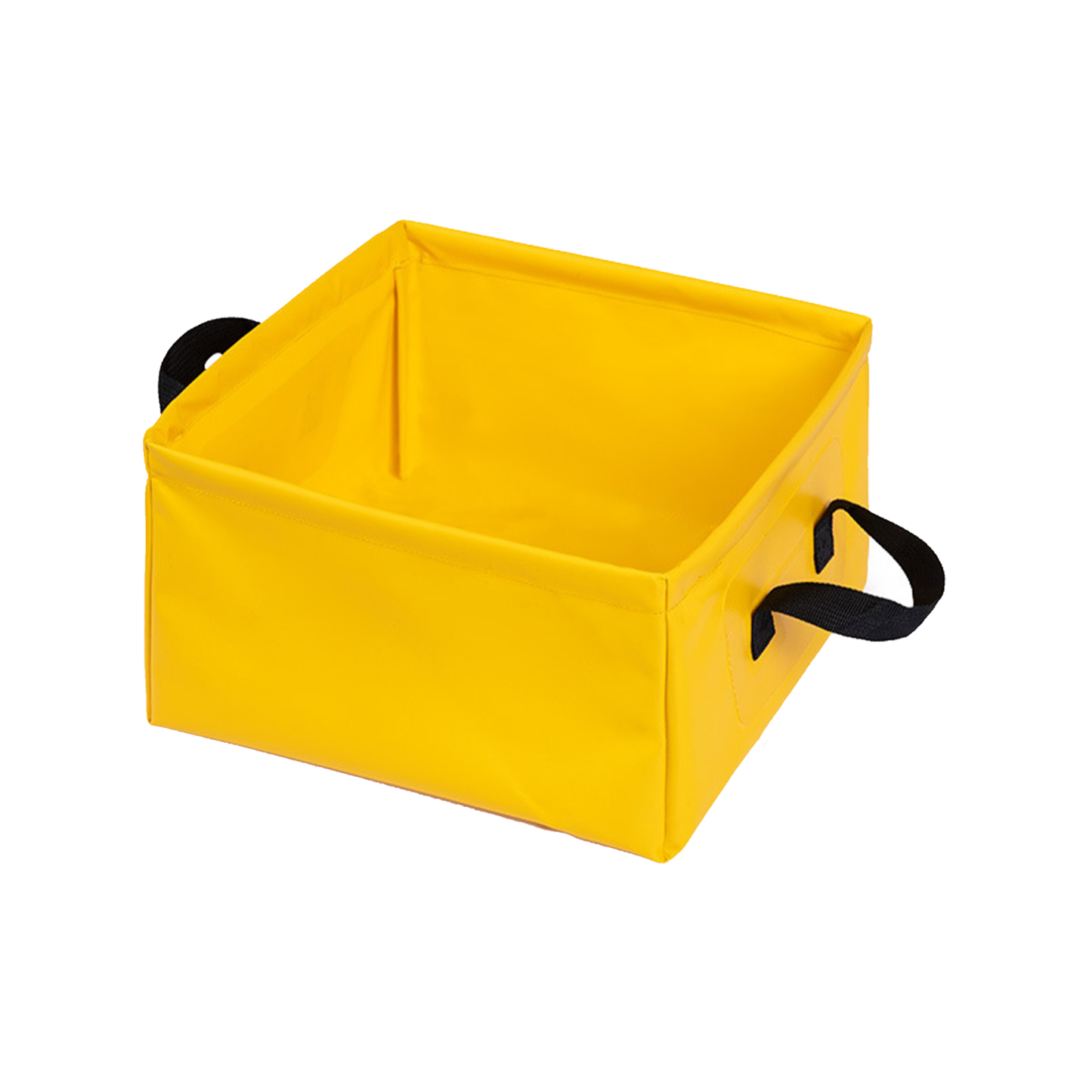 Foldable container for water, sink, or tub. 11.22 " x 11.22 " x 6.5 "