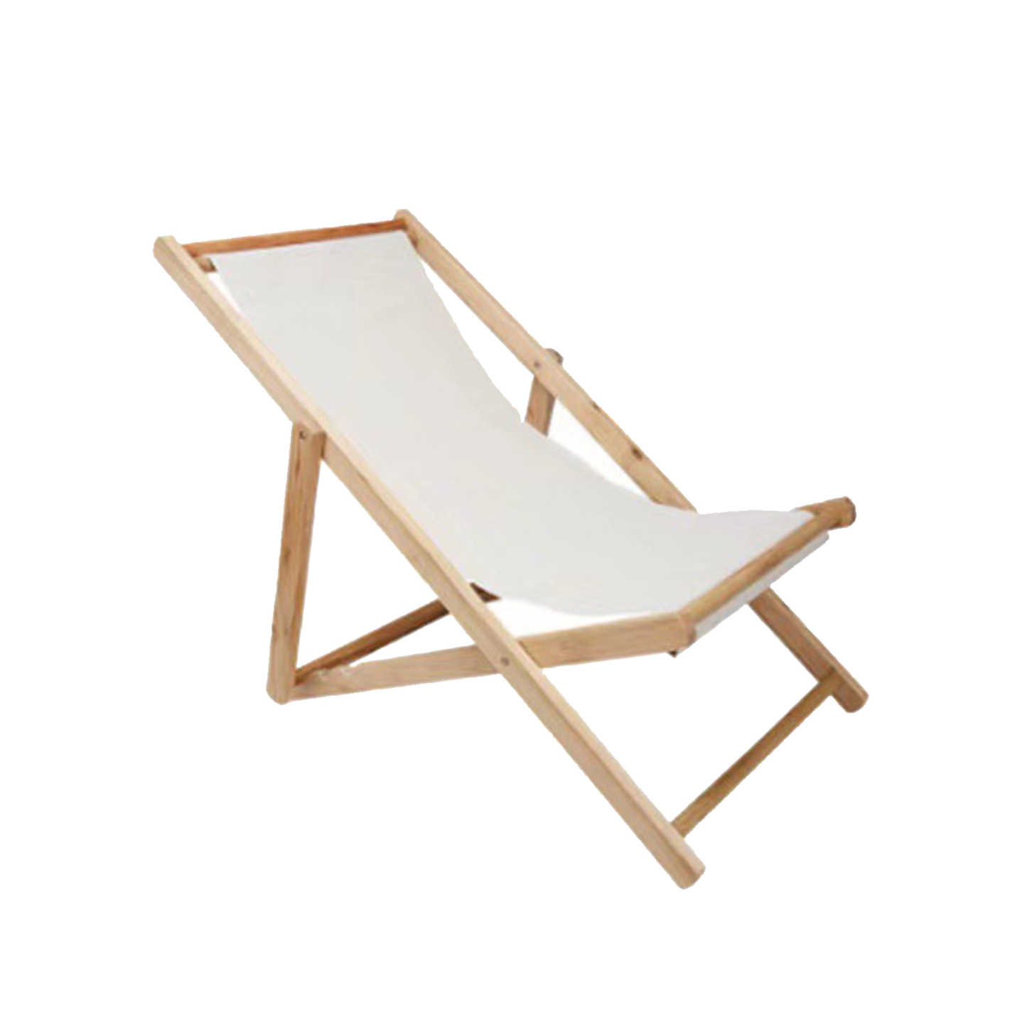 Foldable recliners made of wood for the beach 50.4 " x 22.8 "
