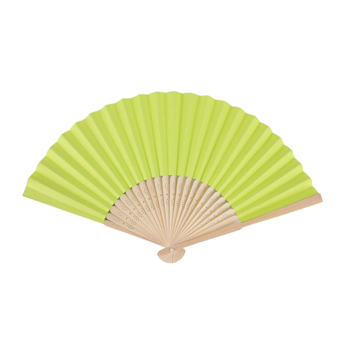 Hand fans crafted from folding paper bamboo 8.3 " x 15 "