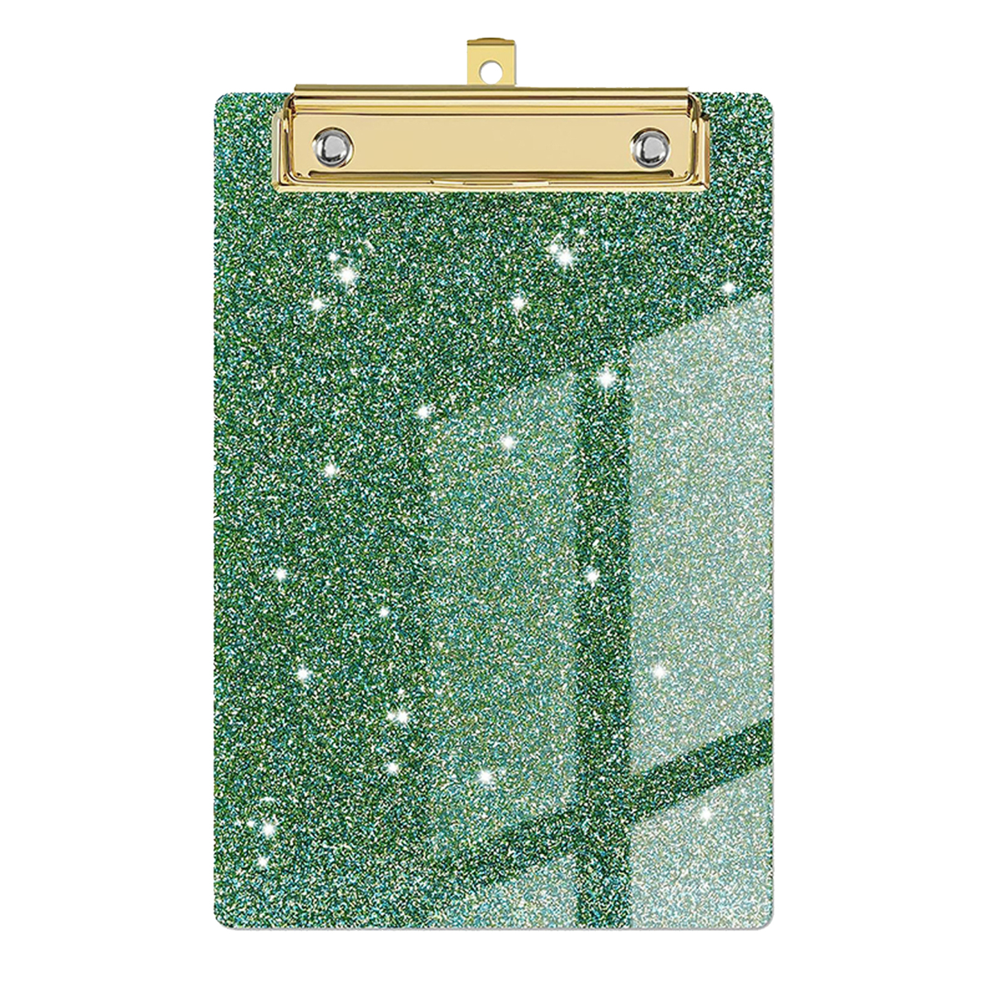 Office File Clipboard made of Glitter Acrylic 4 " x 6 "