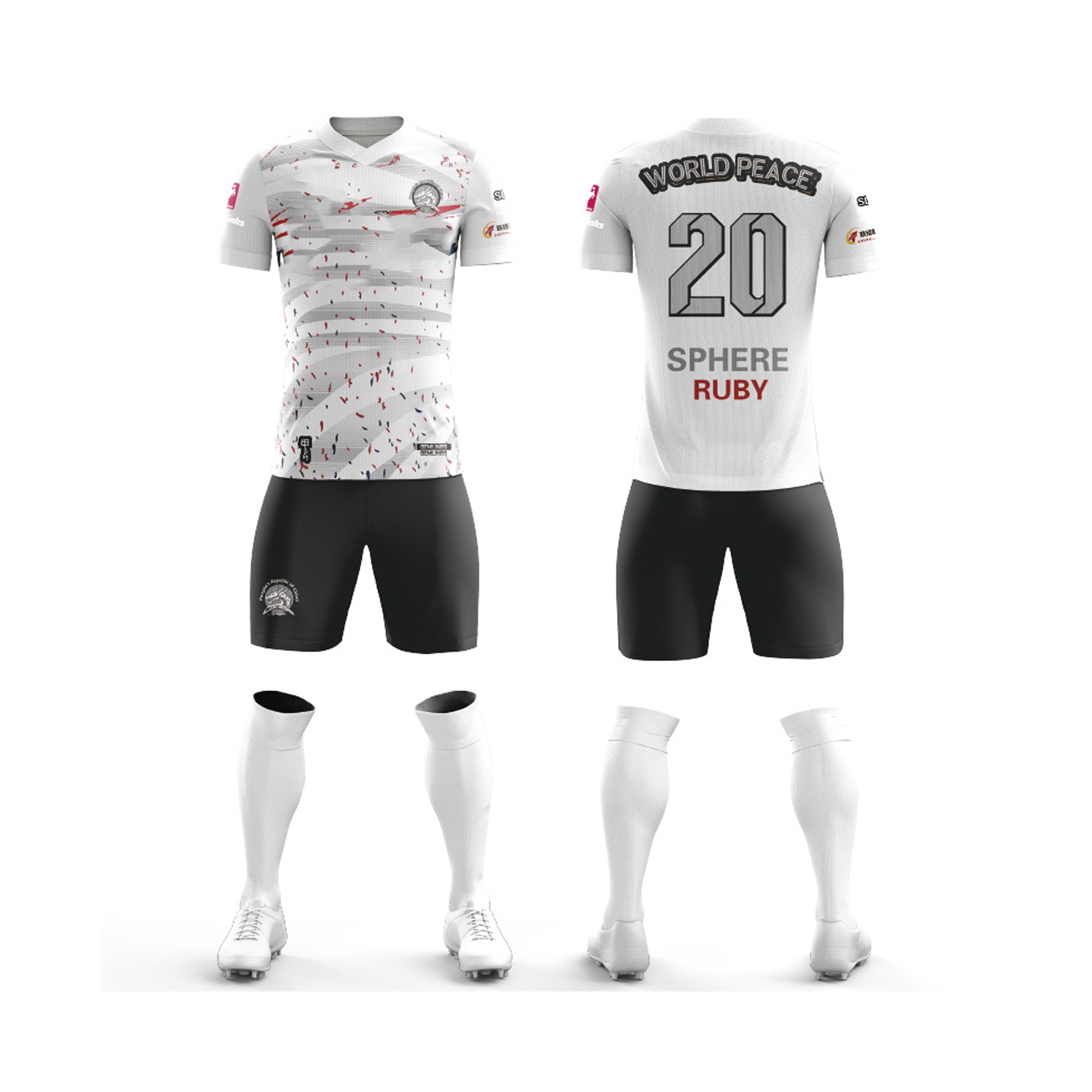 Super Men's Soccer Jersey Match Set