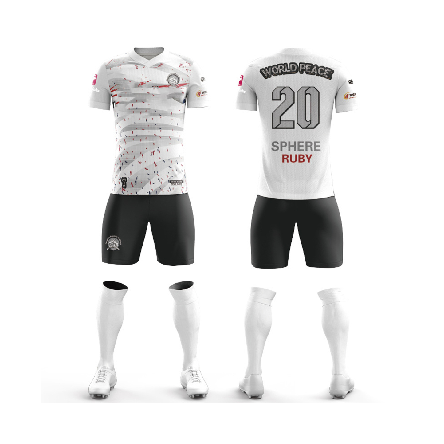 Super Men's Soccer Jersey Match Set