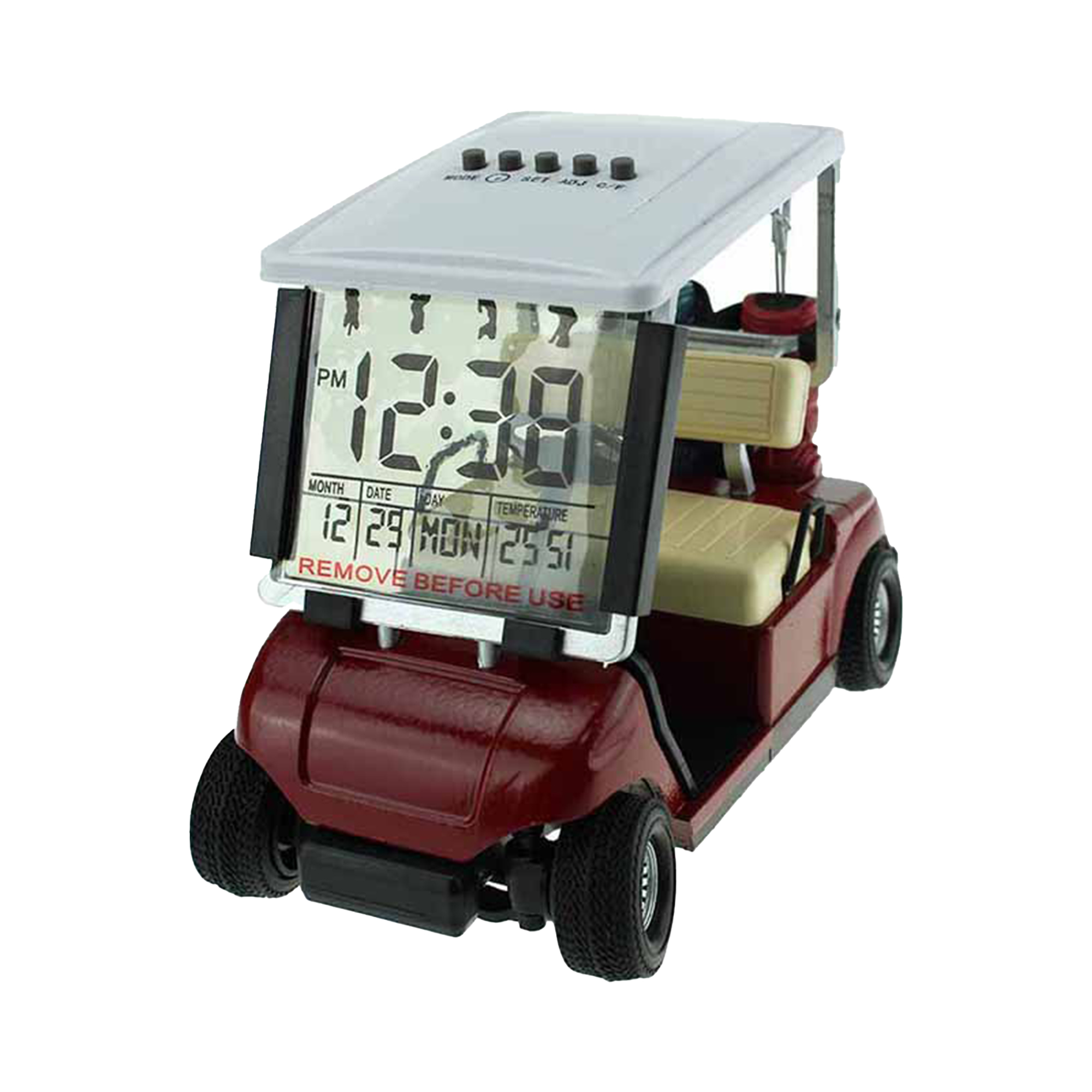 Golf-Themed Digital Alarm Clock