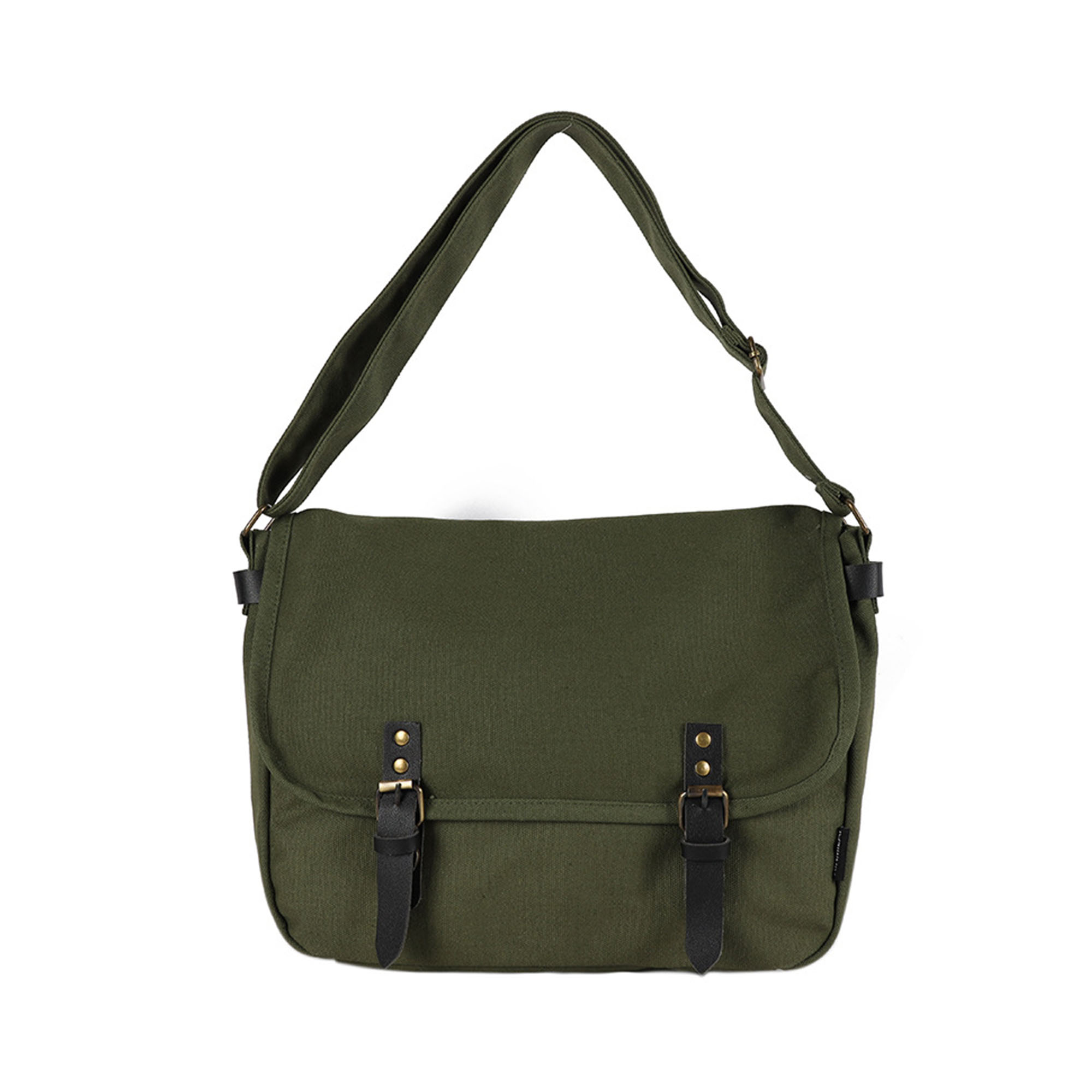 Big Unisex Canvas Duty Messenger Crossbody Bag 14.2" x 11" x 4.7"