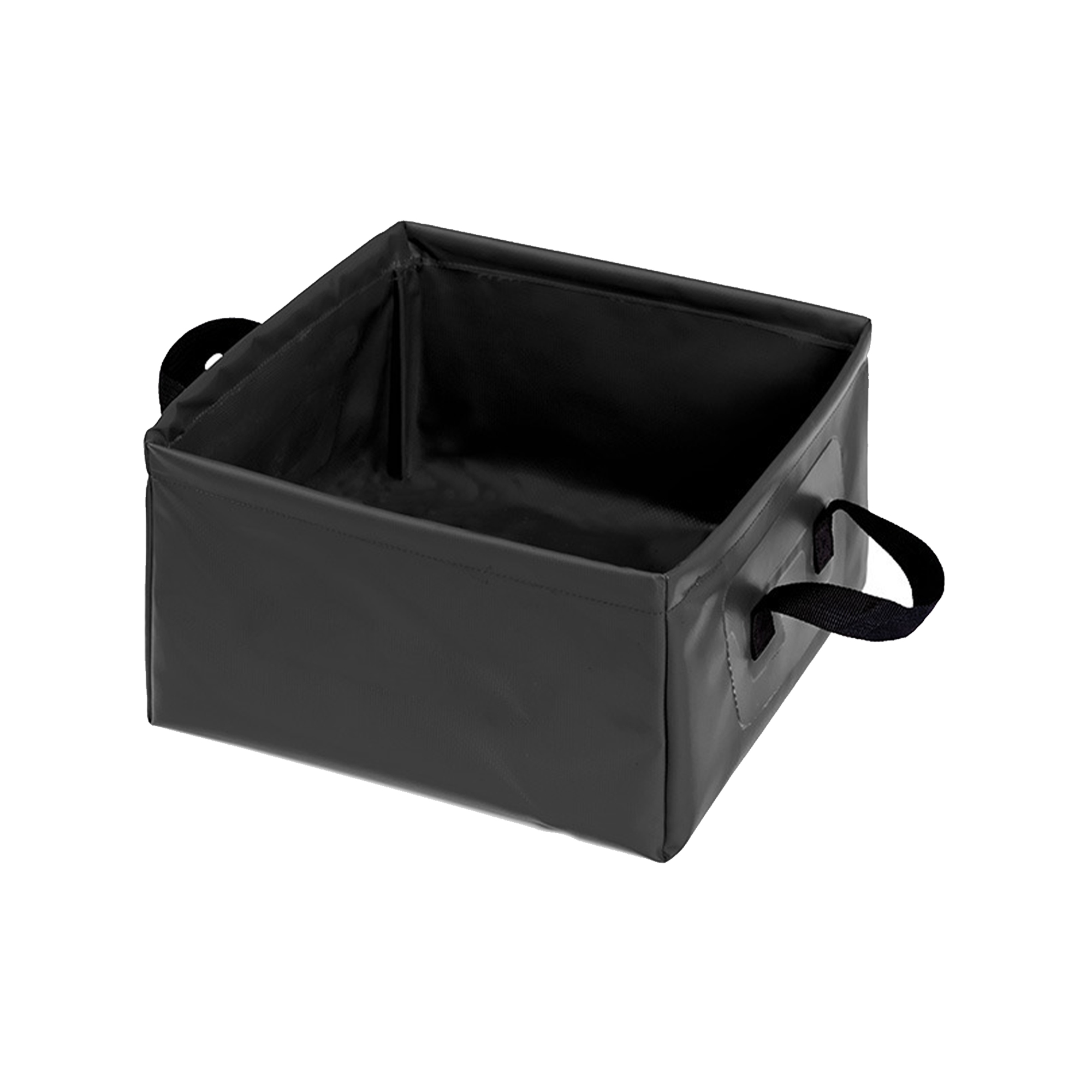 Foldable container for water, sink, or tub. 11.22 " x 11.22 " x 6.5 "