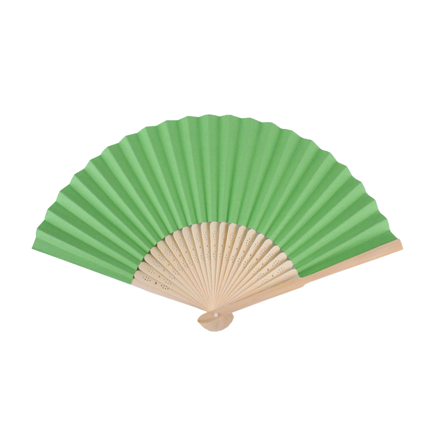 Hand fans crafted from folding paper bamboo 8.3 " x 15 "