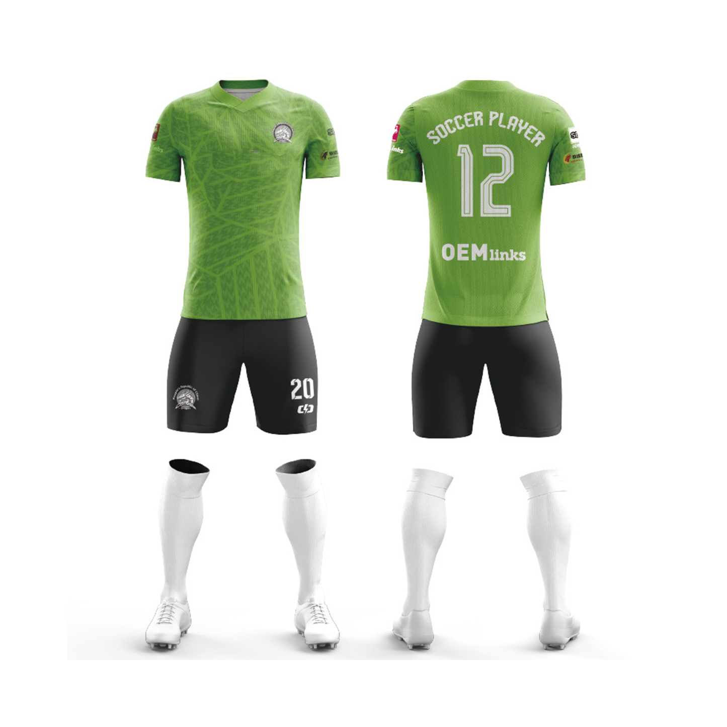 Super Men's Soccer Jersey Match Set