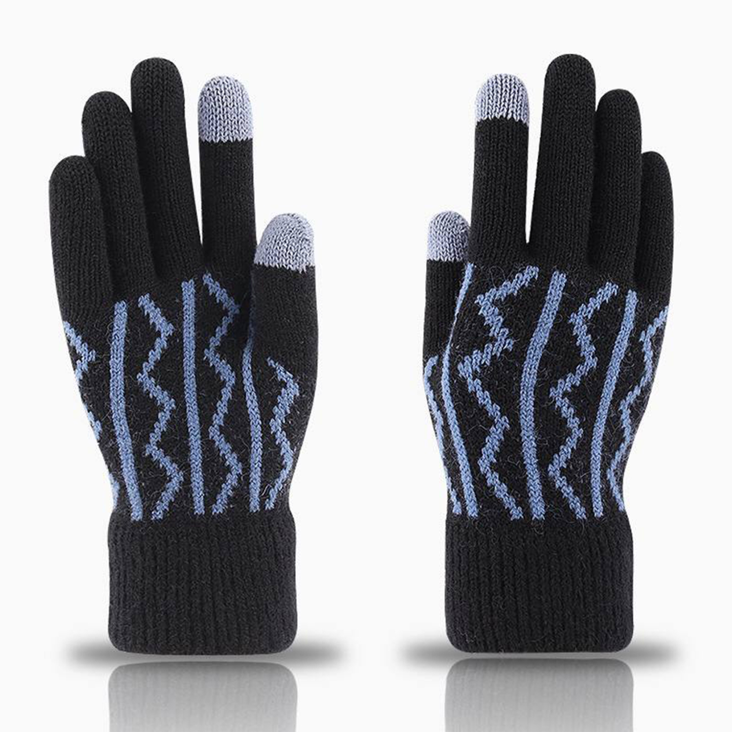 Knitted Touchscreen Gloves (8.7"" x 4.3"")  
