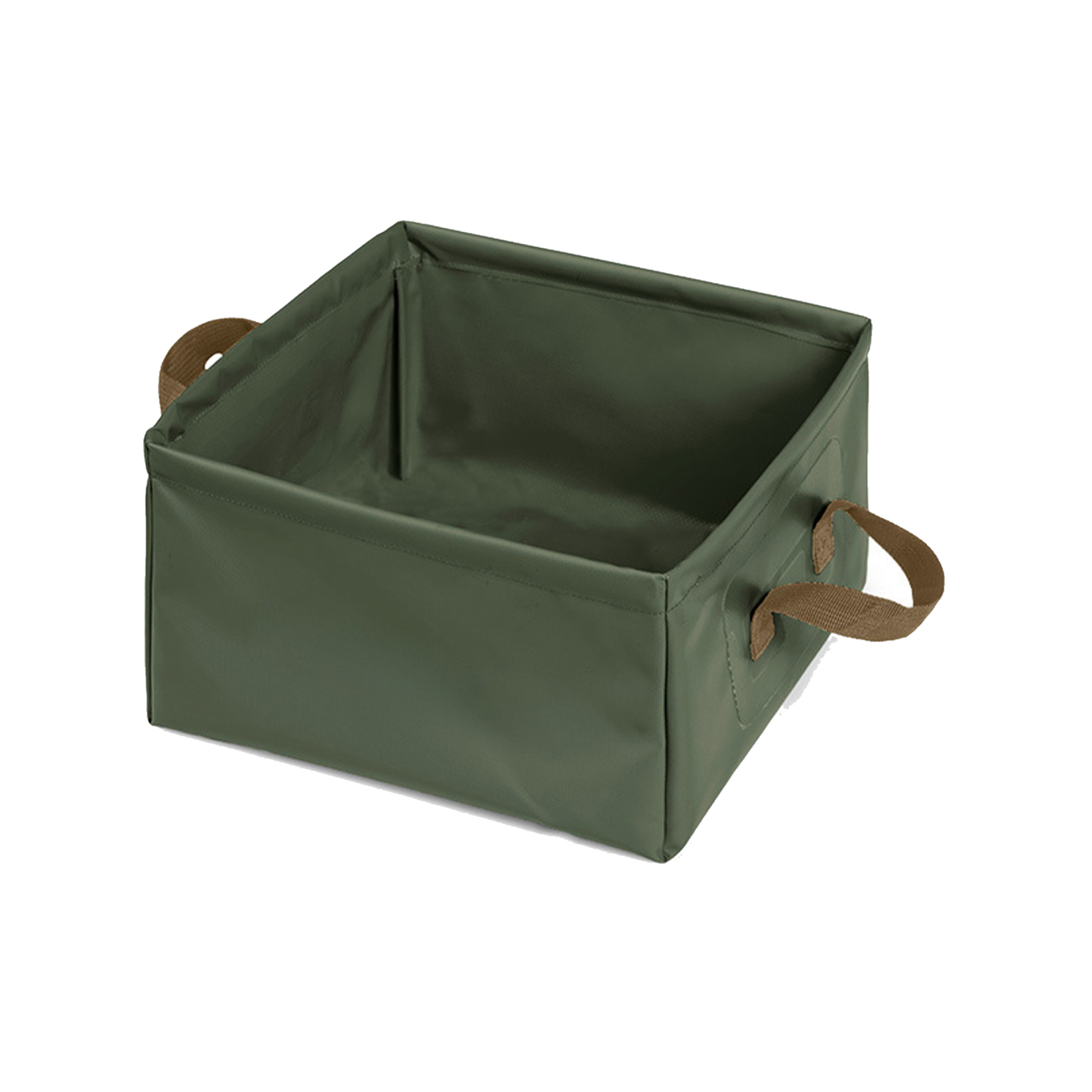 Foldable container for water, sink, or tub. 11.22 " x 11.22 " x 6.5 "