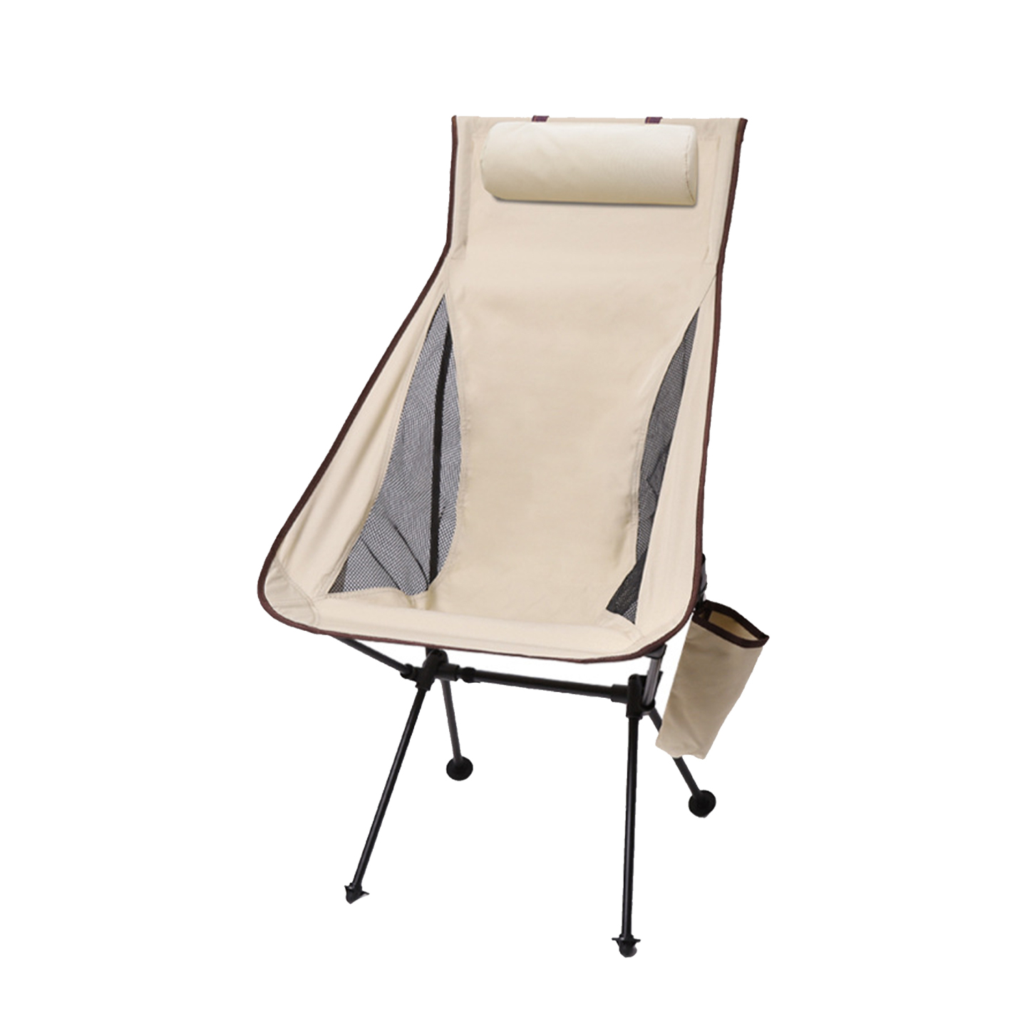Foldable Outdoor high back chair 17 " x 17 " x 41 "
