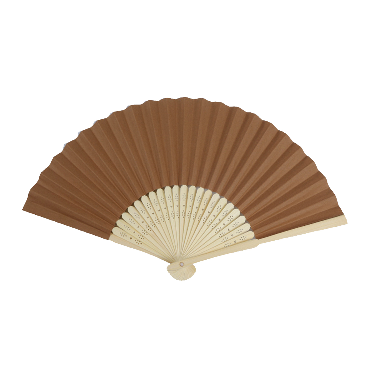 Hand fans crafted from folding paper bamboo 8.3 " x 15 "
