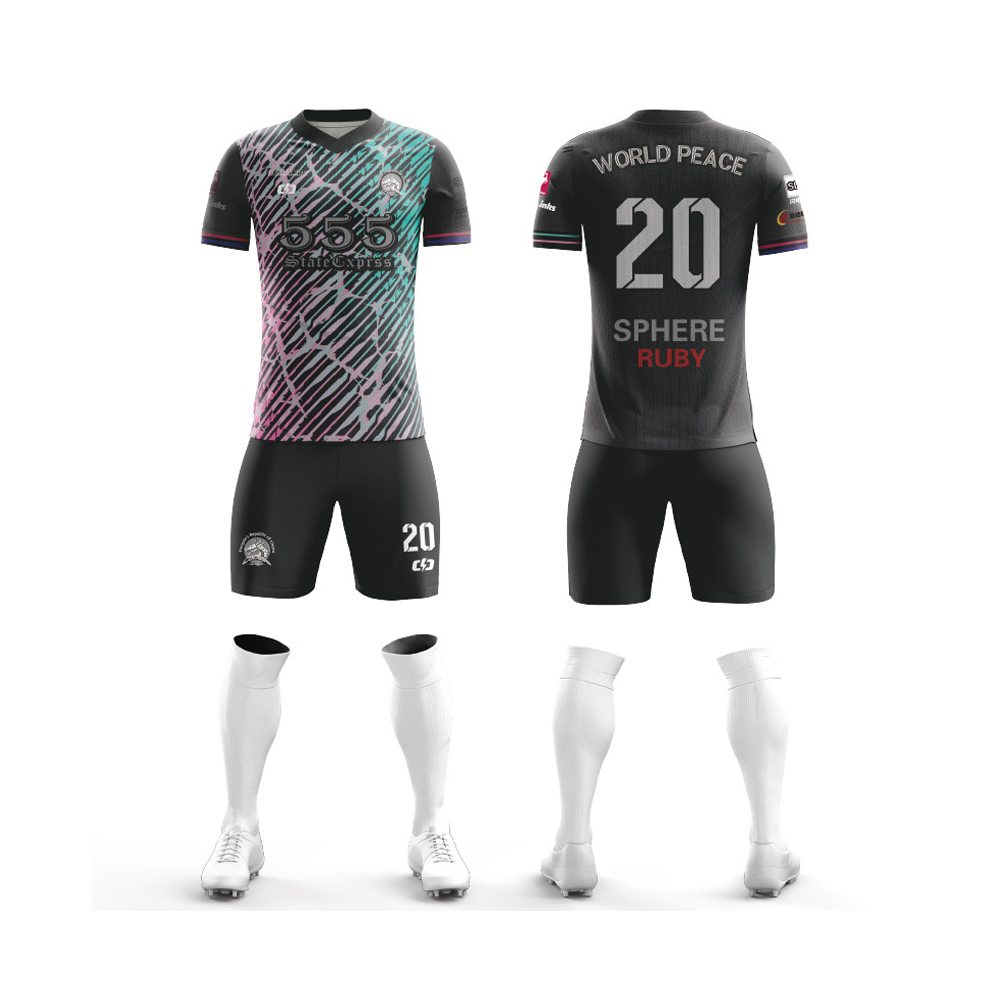 Super Men's Soccer Jersey Match Set