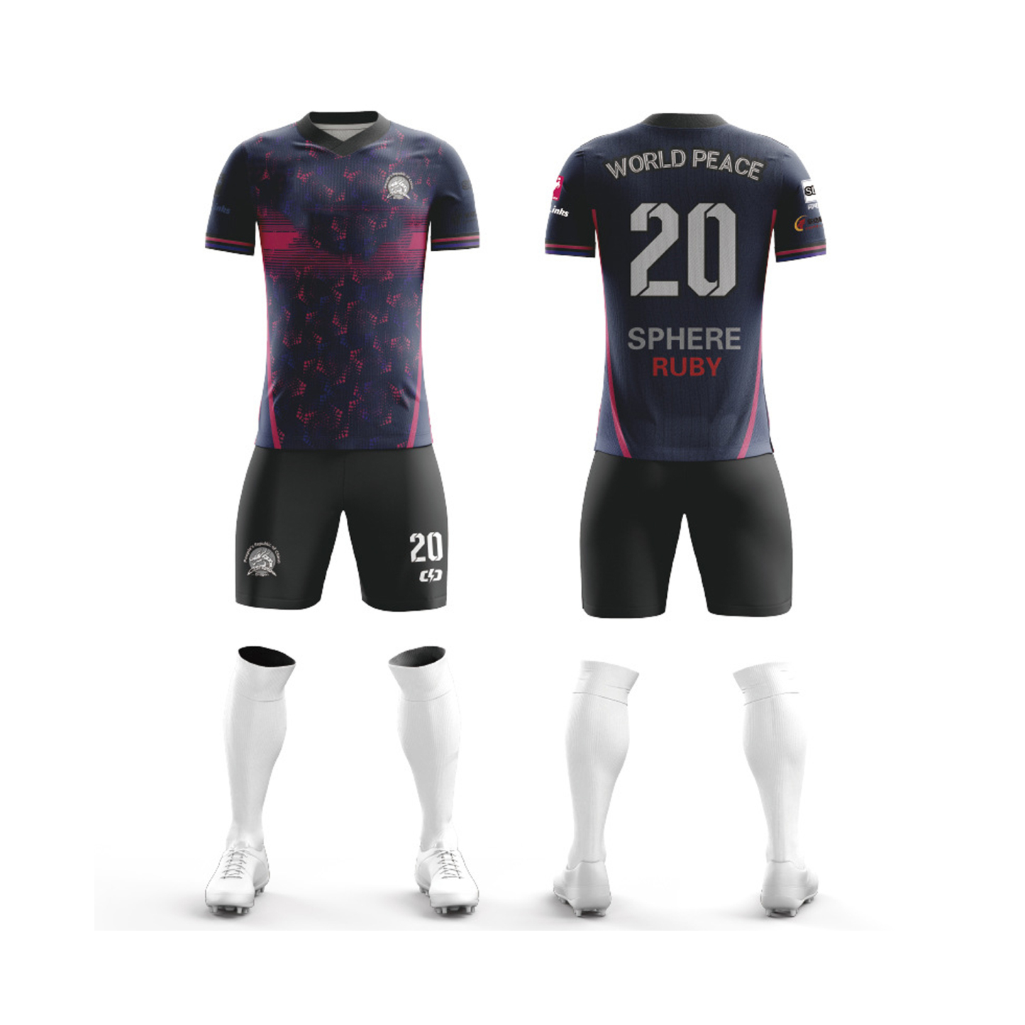 Super Men's Soccer Jersey Match Set