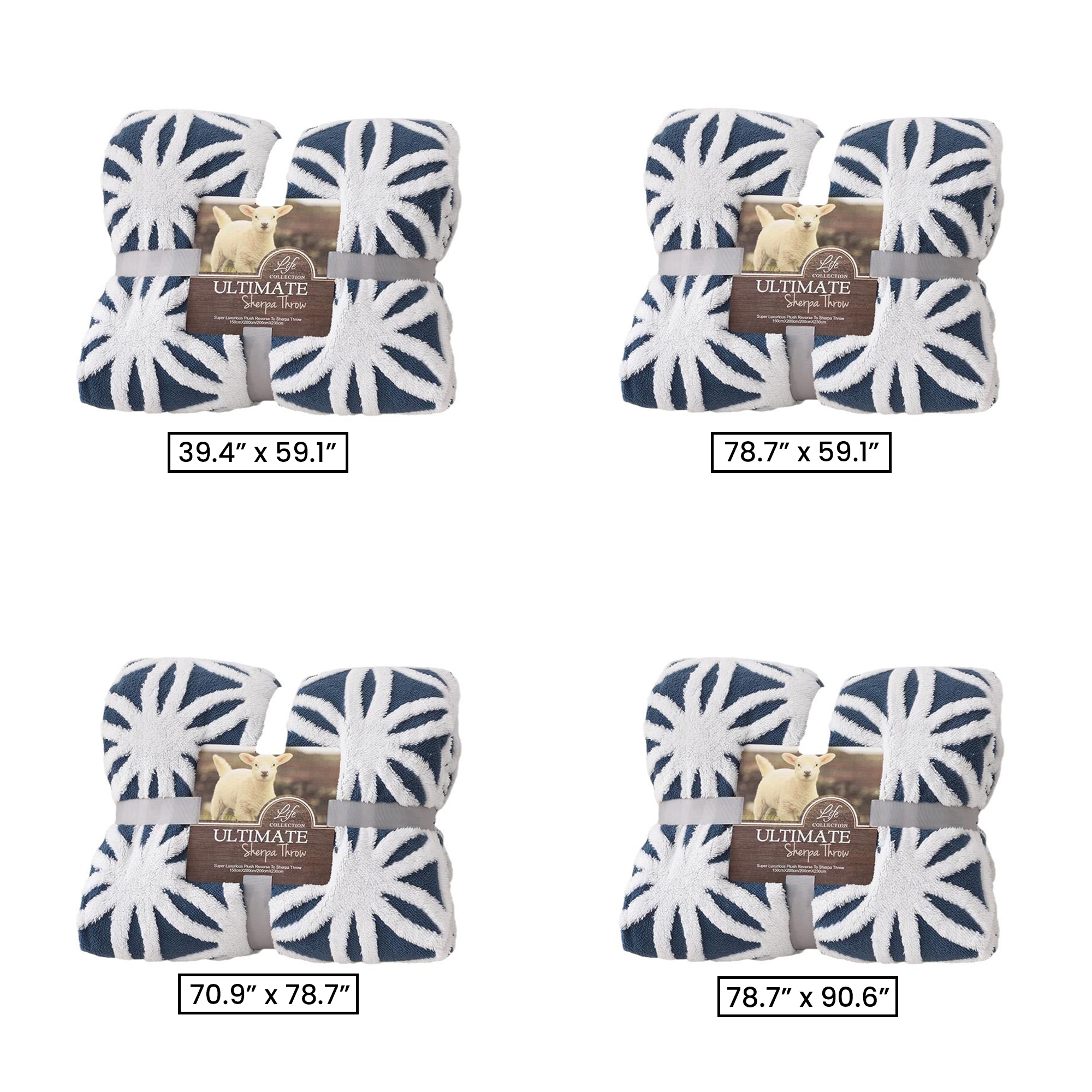 Cationic Lamb Wool Fleece Blanket