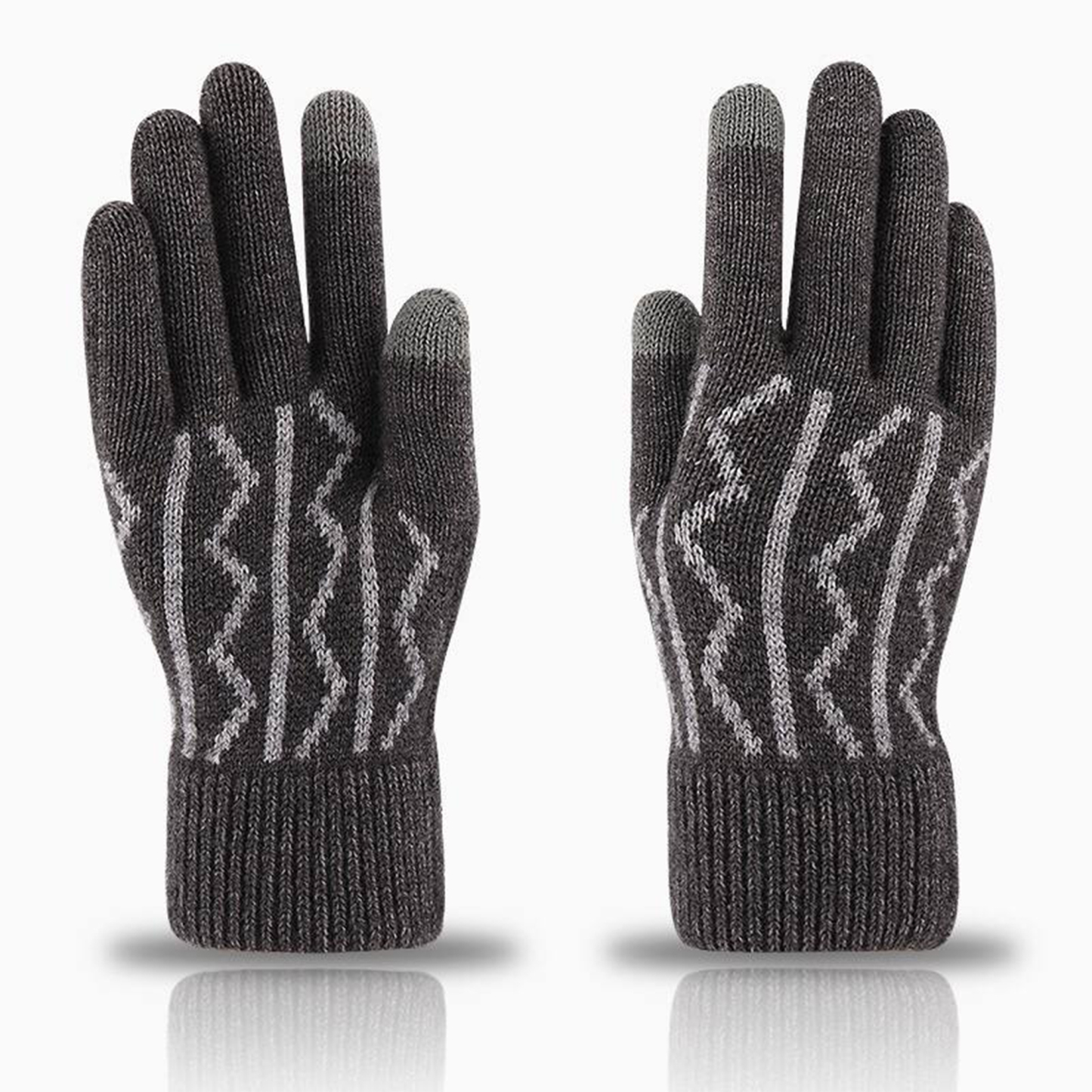 Knitted Touchscreen Gloves (8.7"" x 4.3"")  