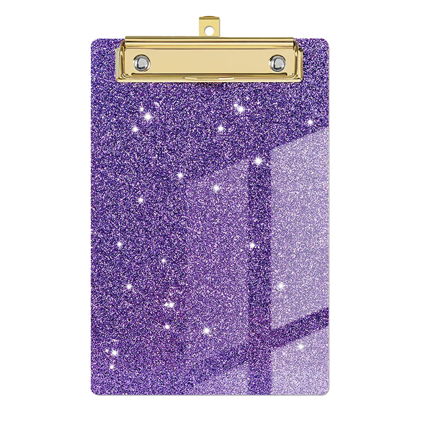 Office File Clipboard made of Glitter Acrylic 4 " x 6 "