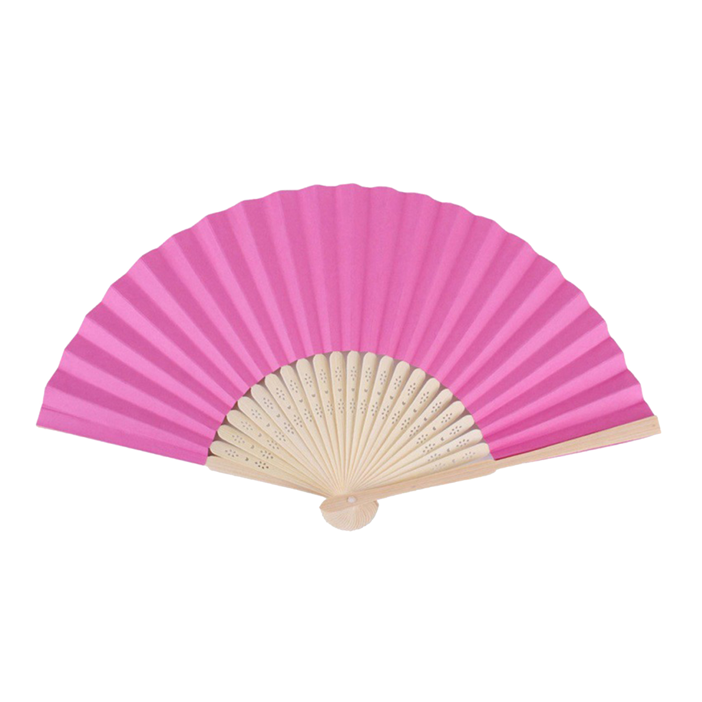Hand fans crafted from folding paper bamboo 8.3 " x 15 "