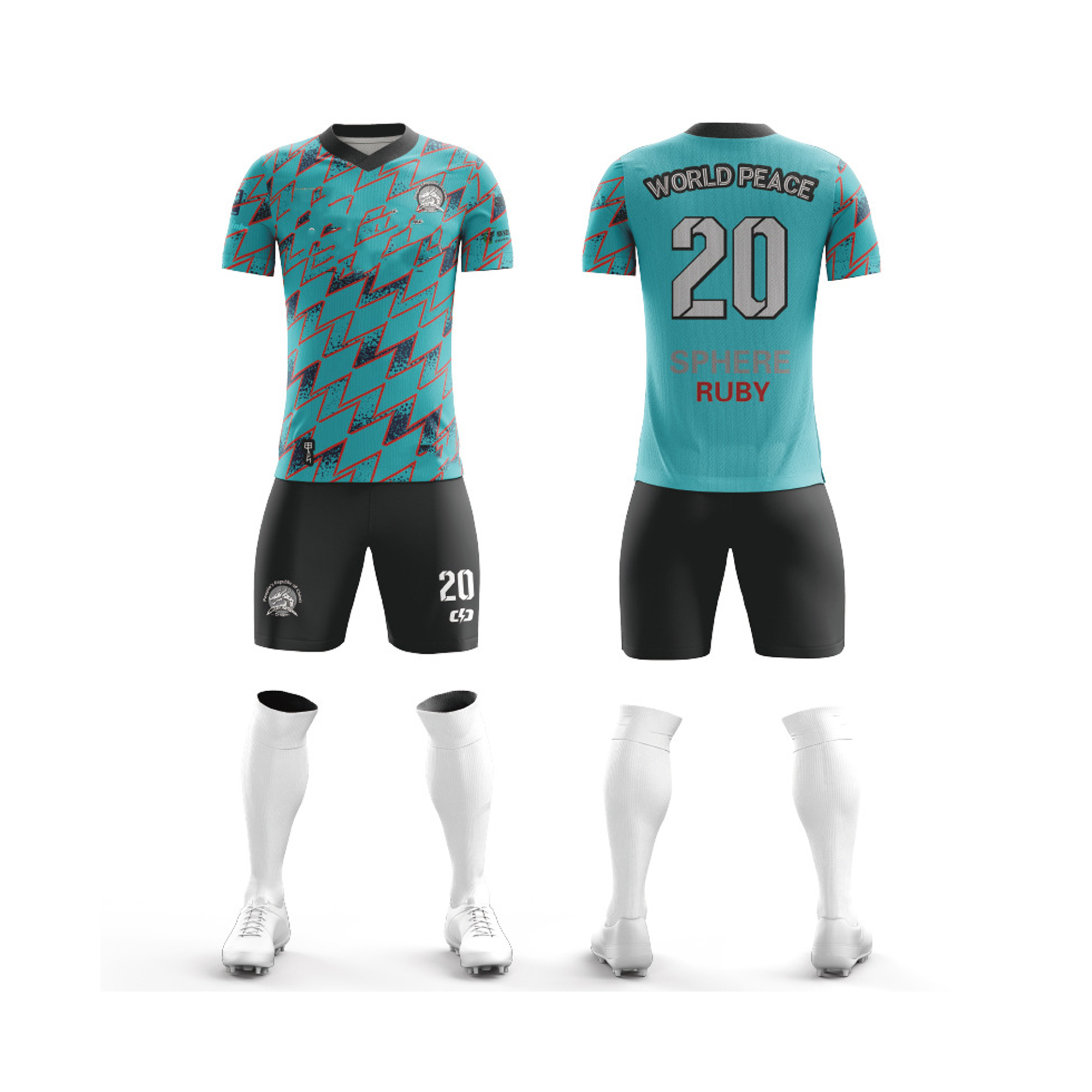 Super Men's Soccer Jersey Match Set