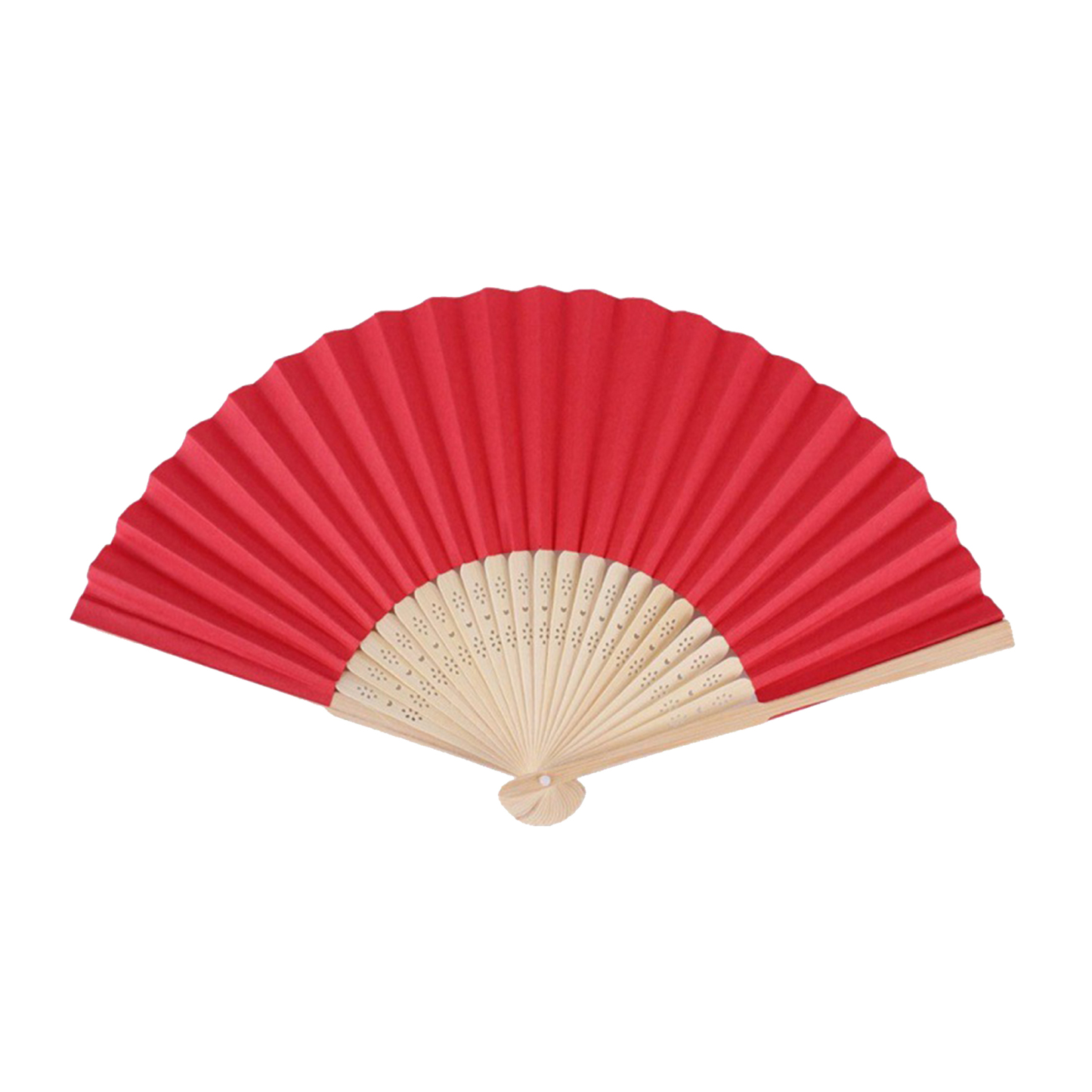 Hand fans crafted from folding paper bamboo 8.3 " x 15 "