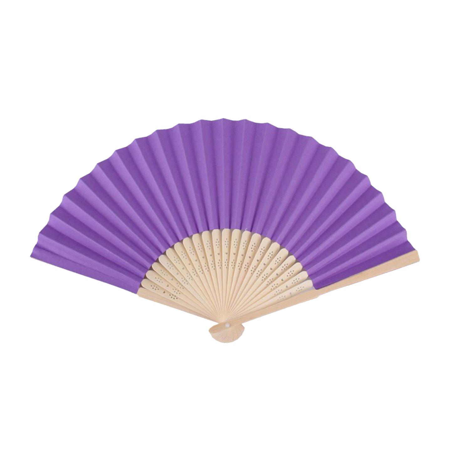 Hand fans crafted from folding paper bamboo 8.3 " x 15 "