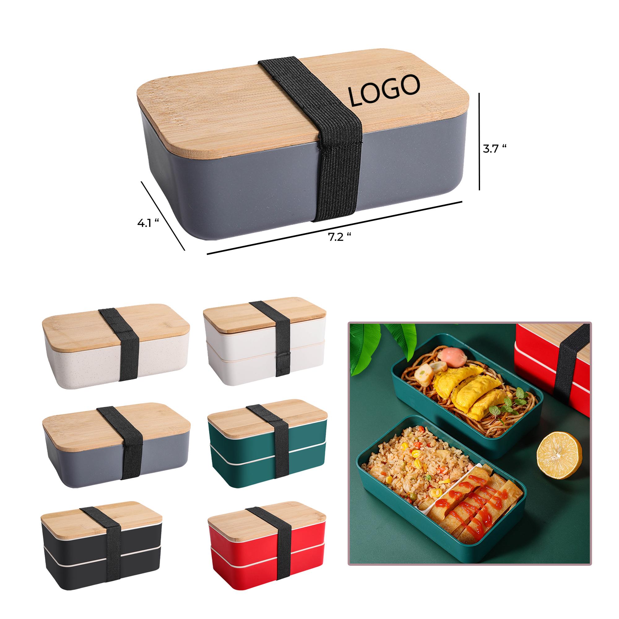 Bento Lunch Box with Stackable Design 7.2 " x 4.1 " x 3.7 "