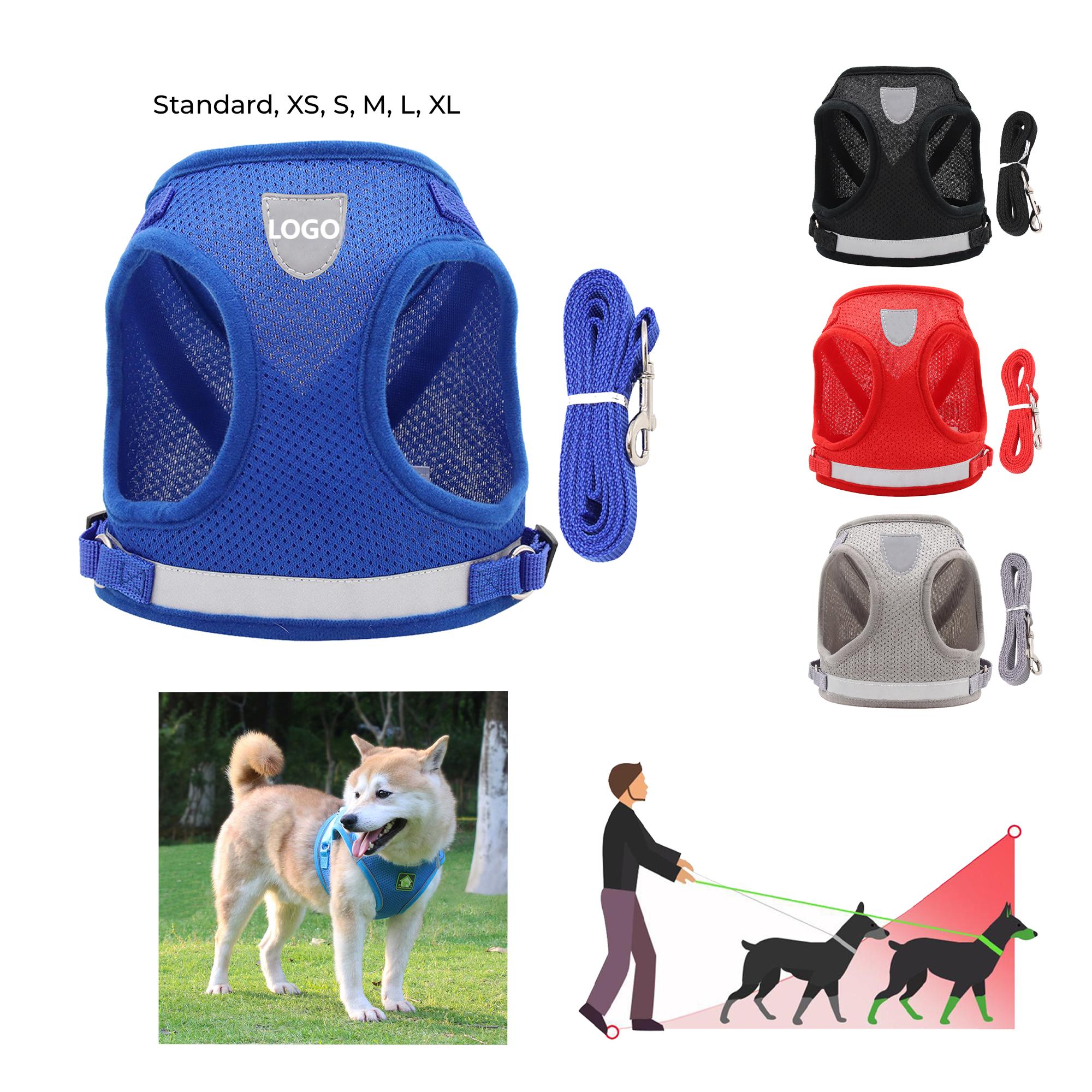 Breathable Vest-style Soft Mesh Dog Harness 