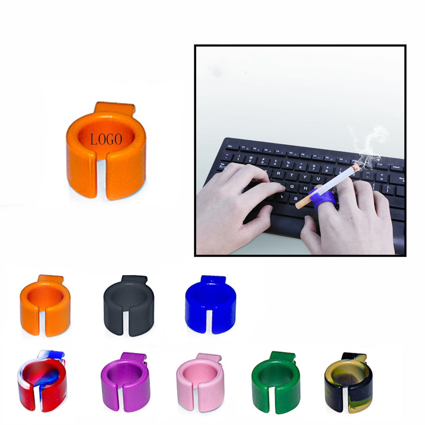 Cigarette Finger Ring Stand