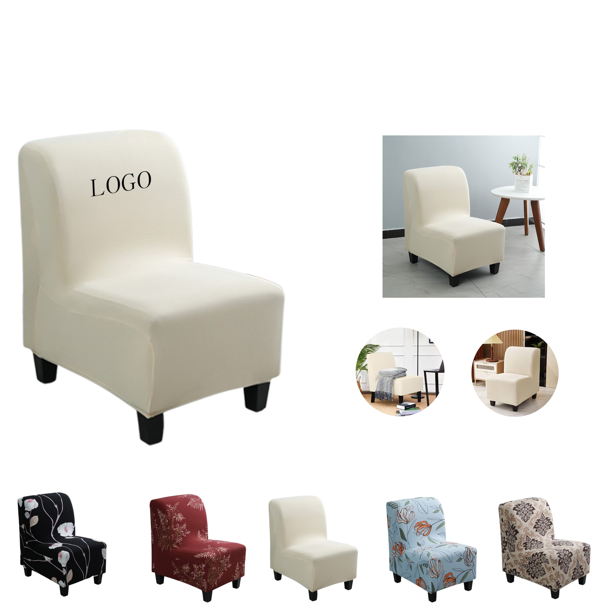 Compact armchair cover