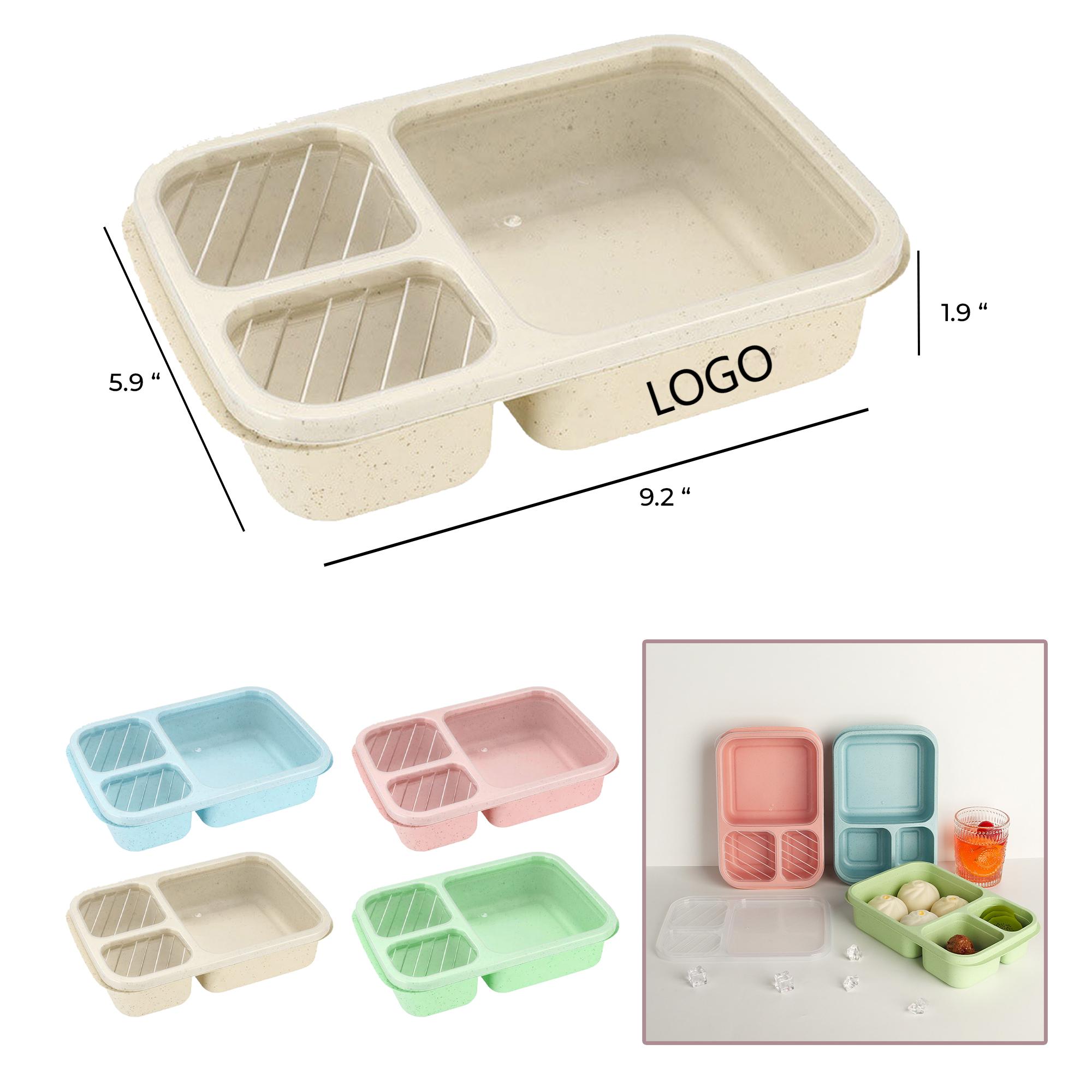 Environmentally Friendly Bento Lunch Box 9.2 " x 1.9 " x 5.9 "
