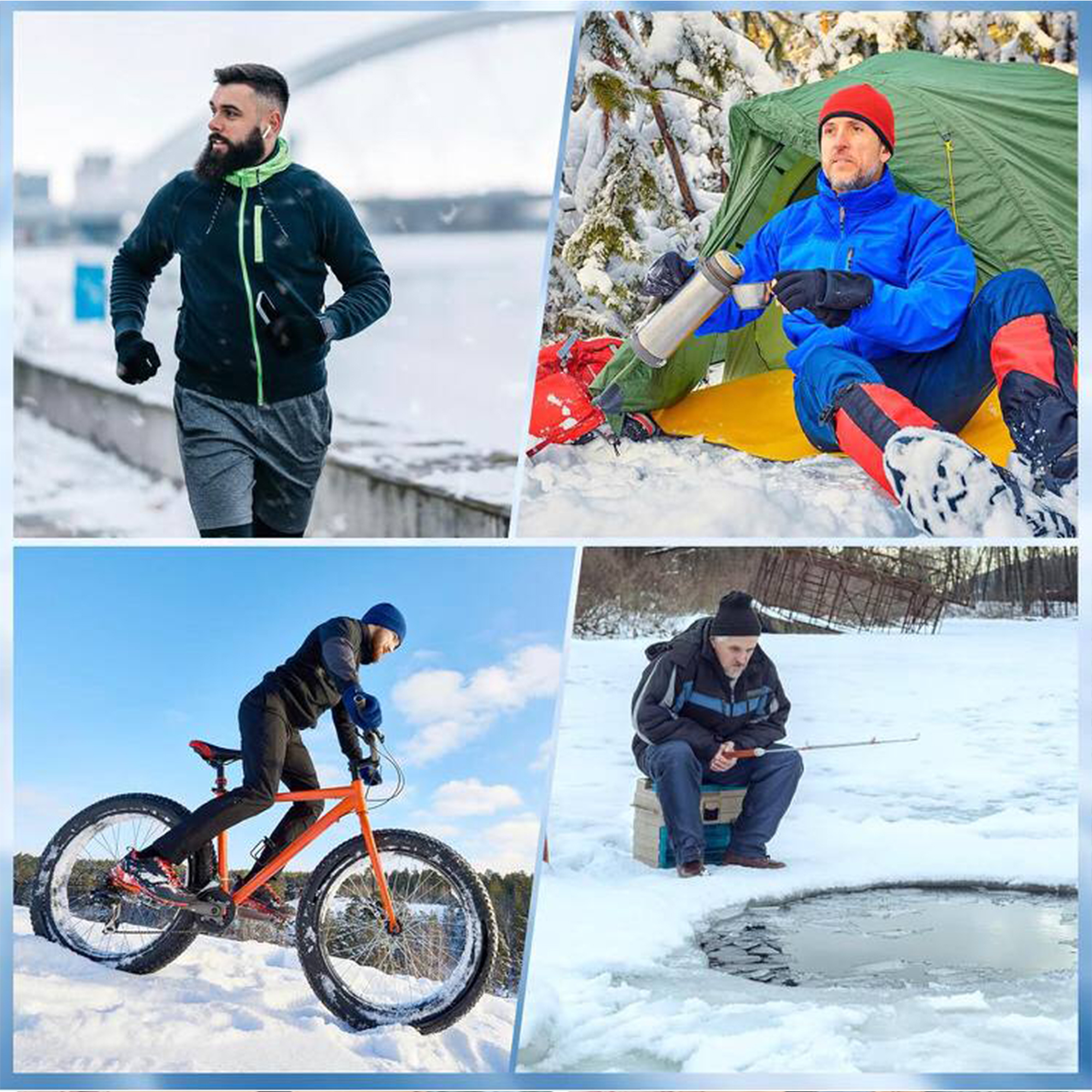 Knitted Touchscreen Gloves (8.7"" x 4.3"")  