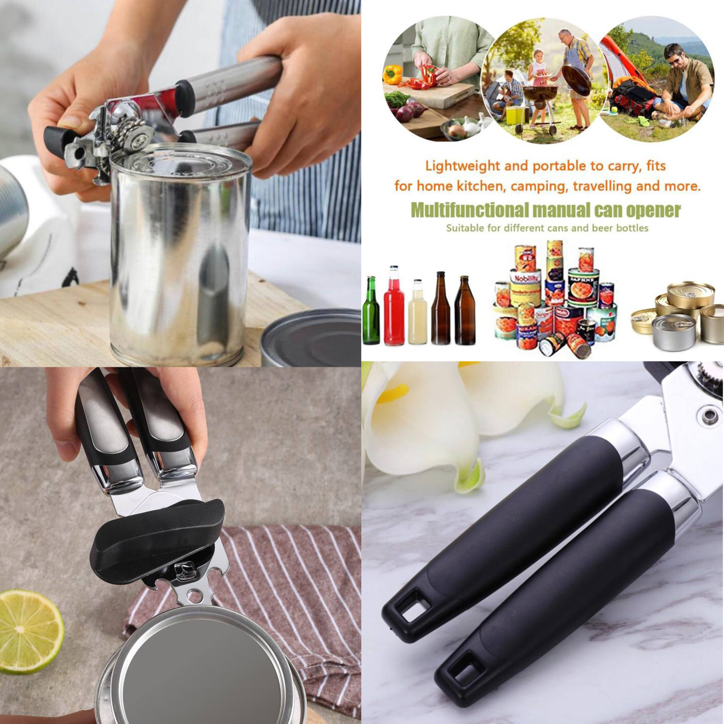 Manual Multi-Function Can Opener 