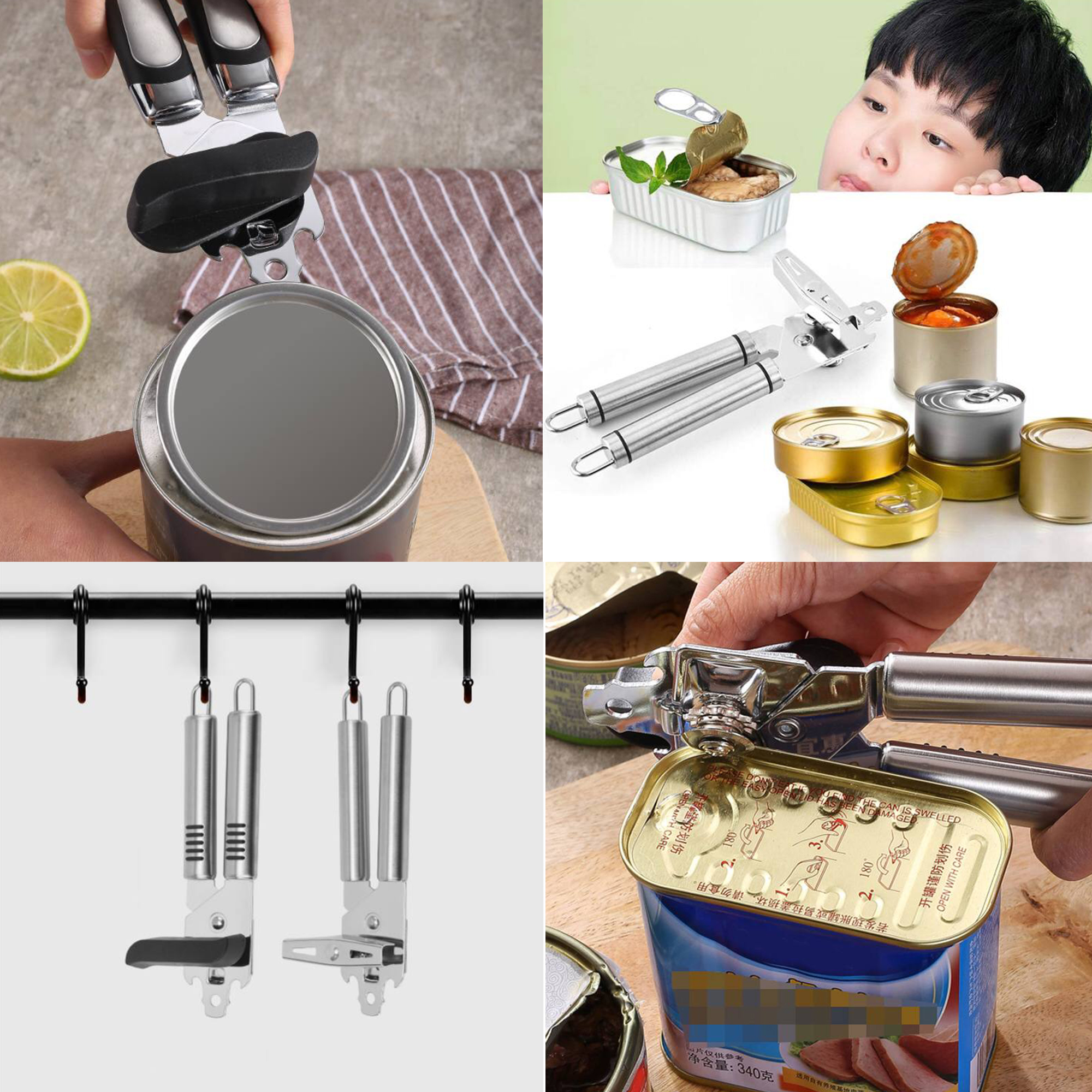 Manual Multi-Function Can Opener 
