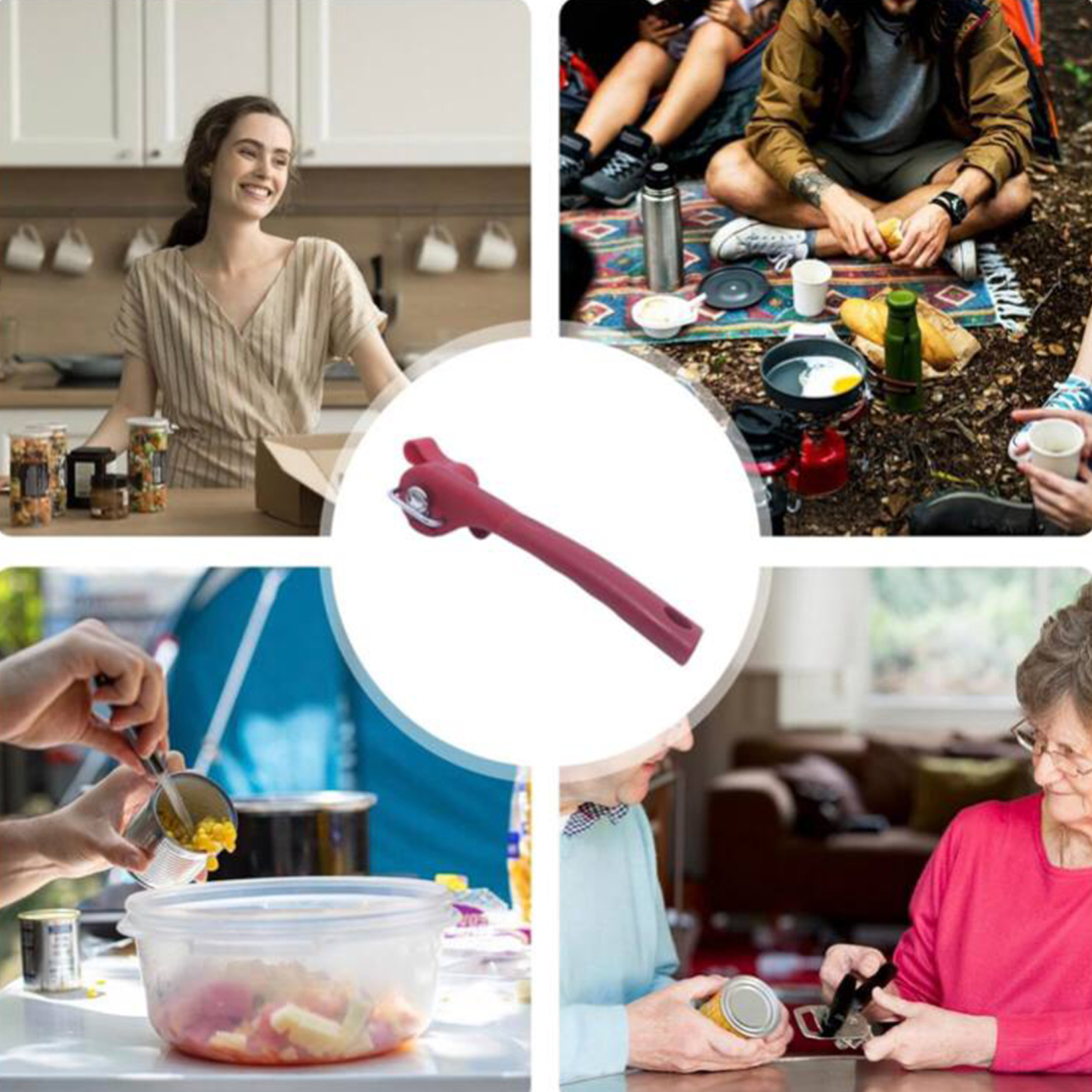 Manual Kitchen Bottle and Can Opener 