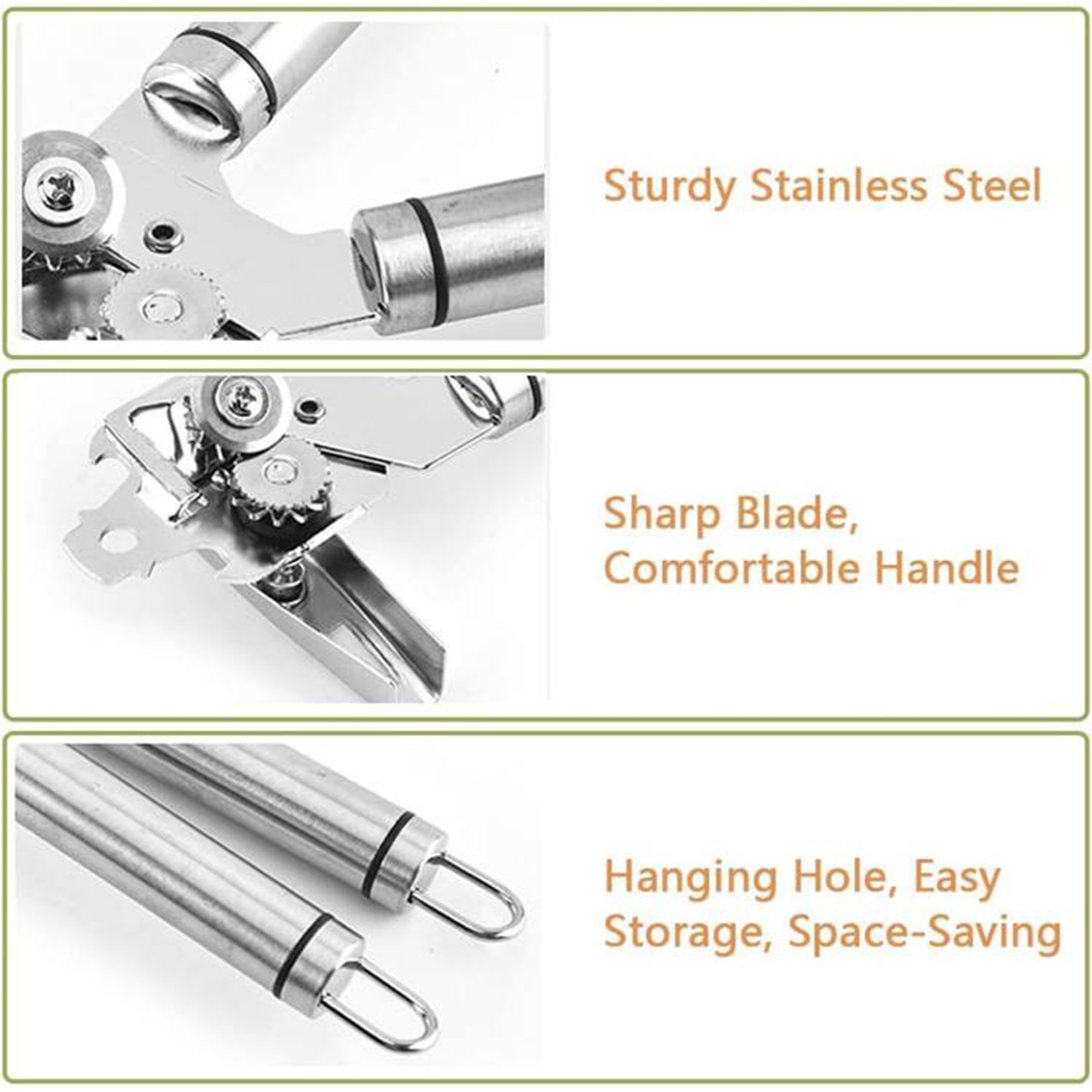 Manual Multi-Function Can Opener 