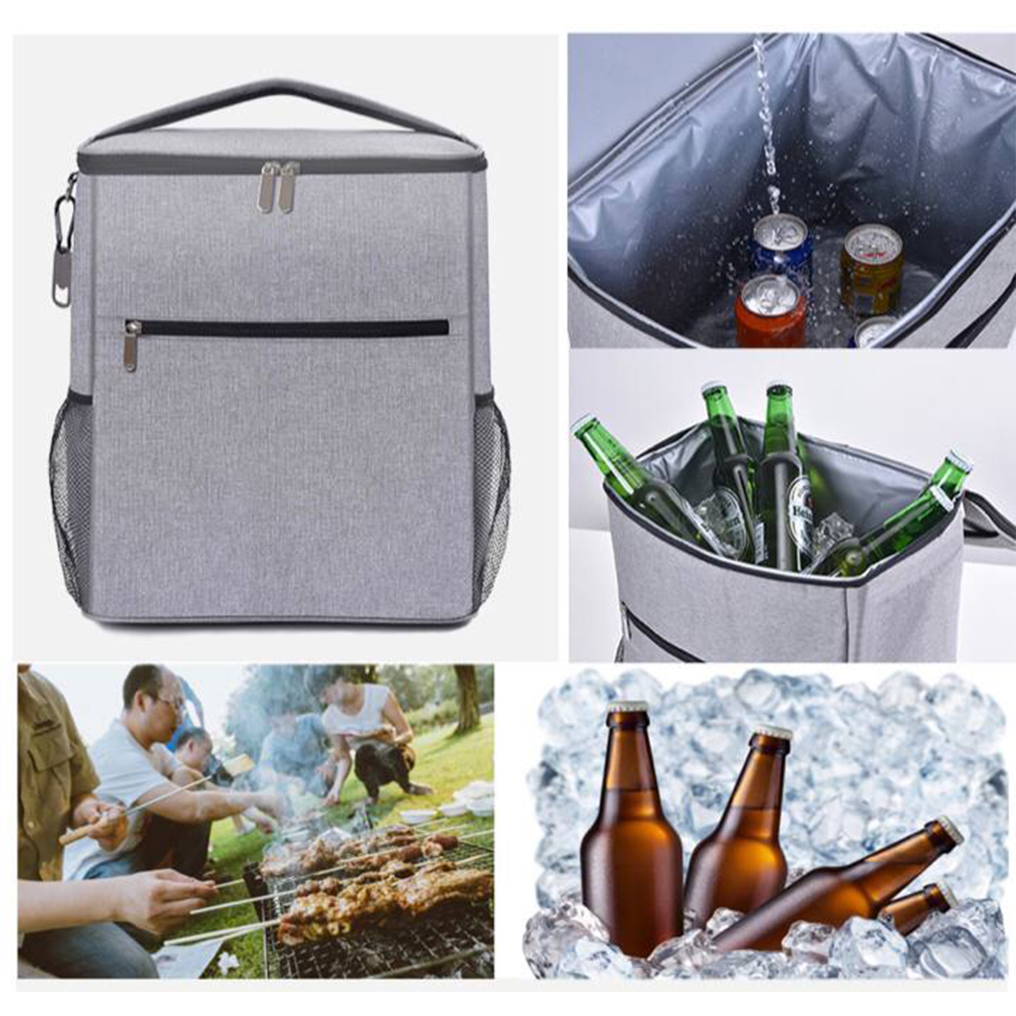 Portable Insulated Outdoor Lunch Backpack  