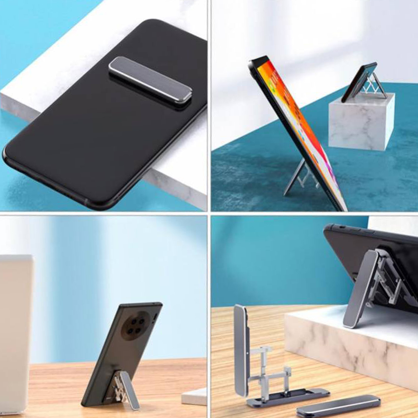 Back Sticker Mobile Phone Stand (1.8"" L x 0.4"" W x 0.2"" H) 