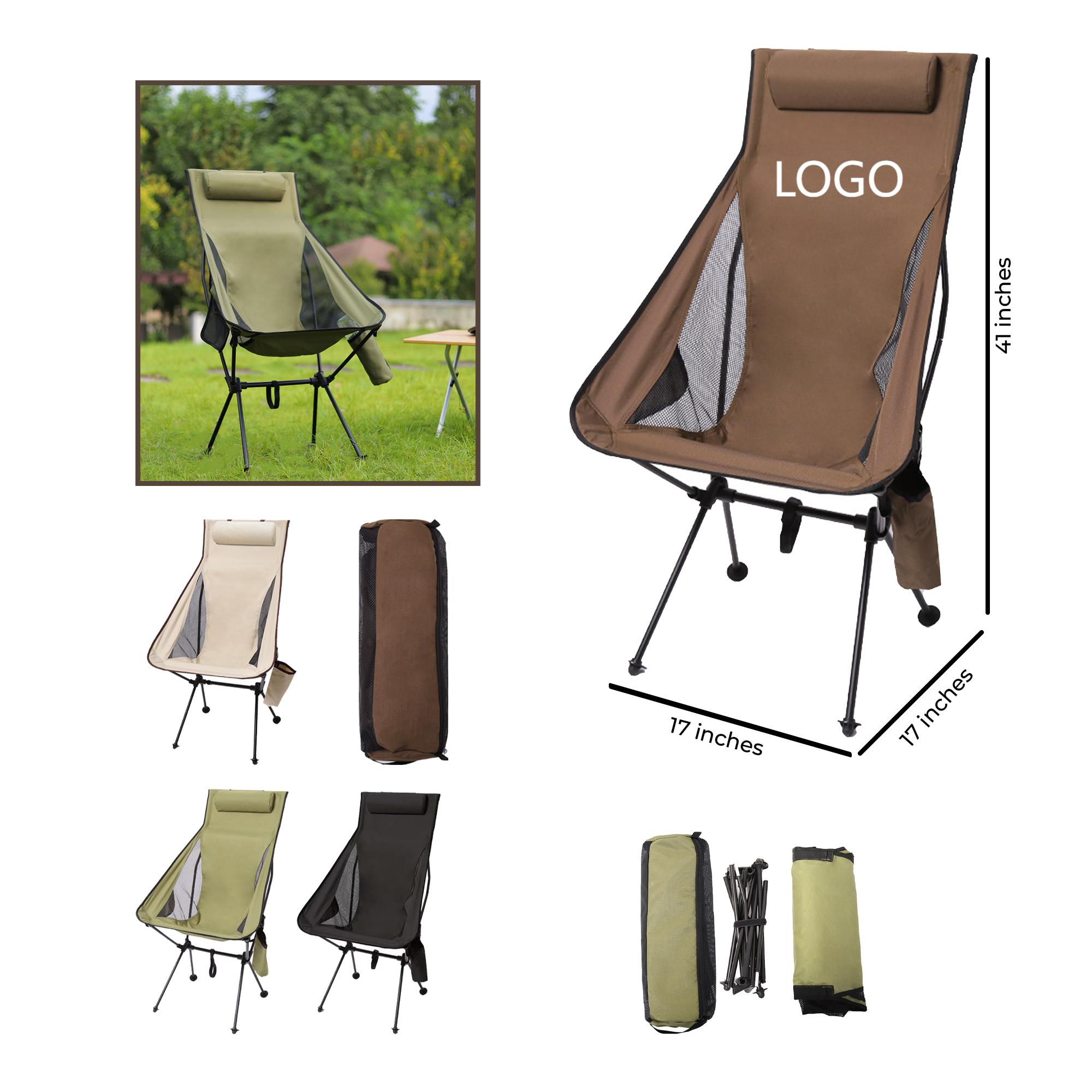 Foldable Outdoor high back chair 17 " x 17 " x 41 "