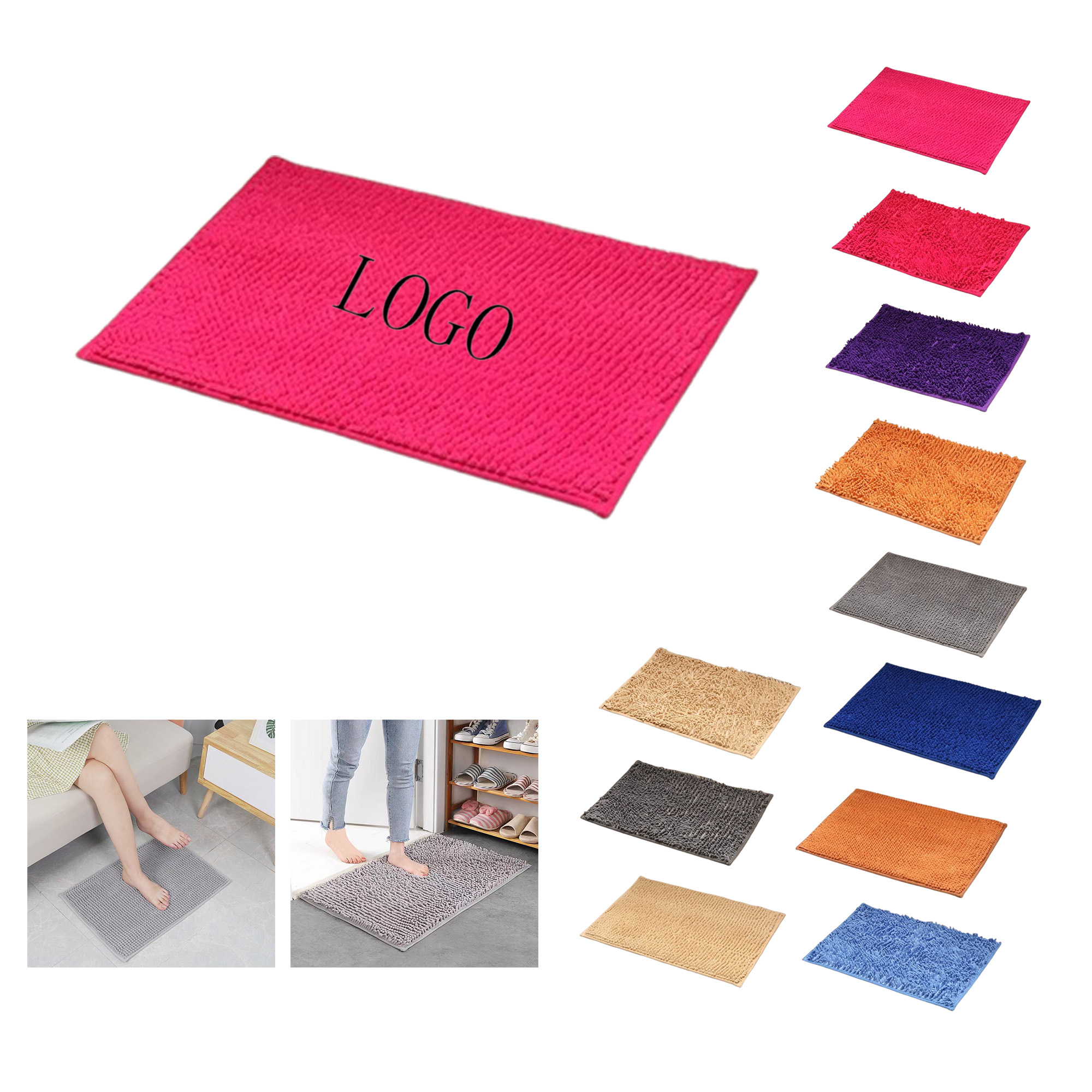 Chenille Floor Mats Living Room Bedroom