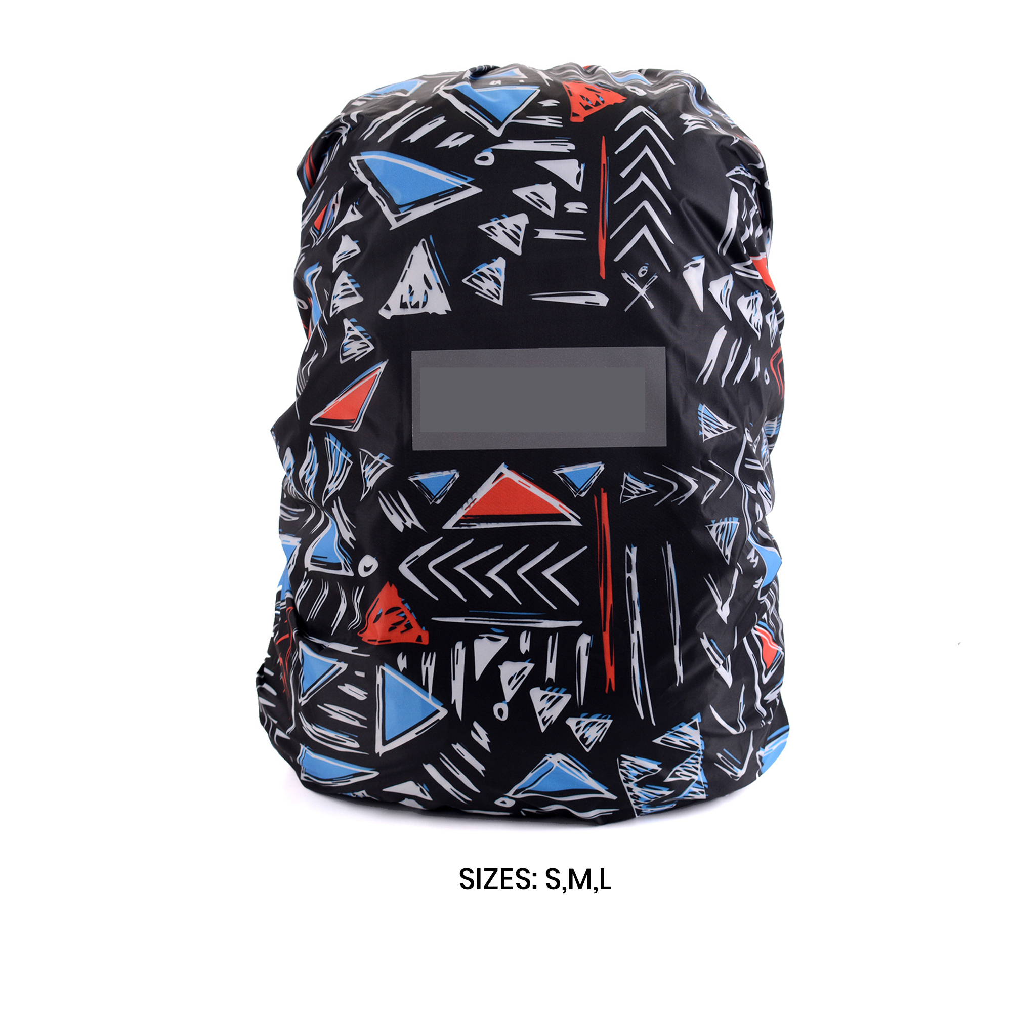 Reflective Backpack Rain Cover – Full Version with Digital Printing, Cross-Border Waterproof Dust Cover for Backpacks