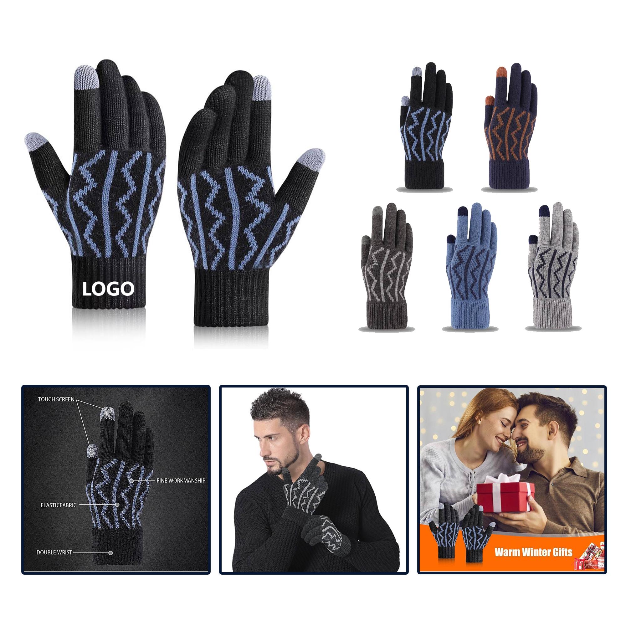 Knitted Touchscreen Gloves (8.7"" x 4.3"")  