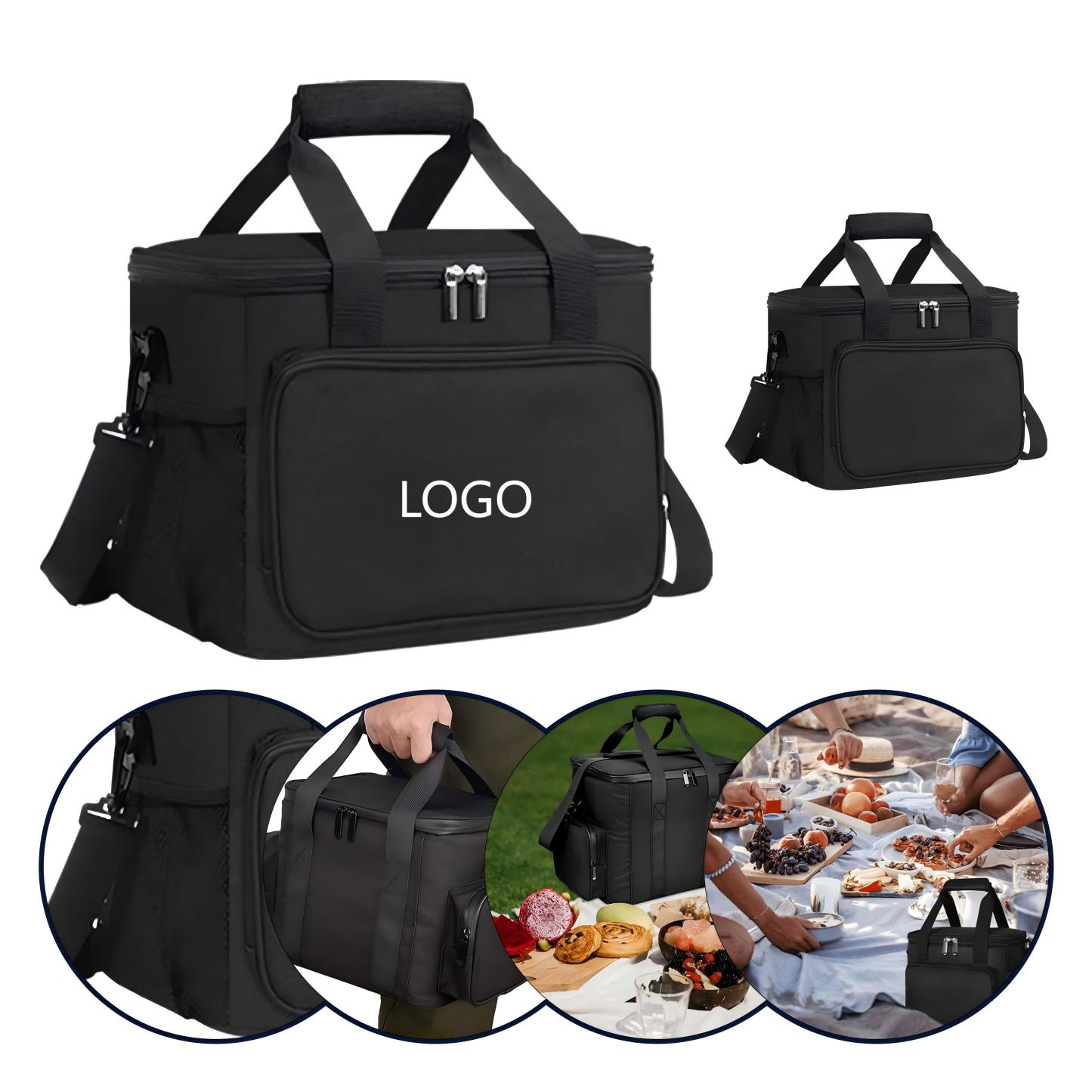 Customized Small Portable Cooler Bag with Insulation and Waterproof Design – 9.4"" L x 5.9"" W x 7.1"" H  