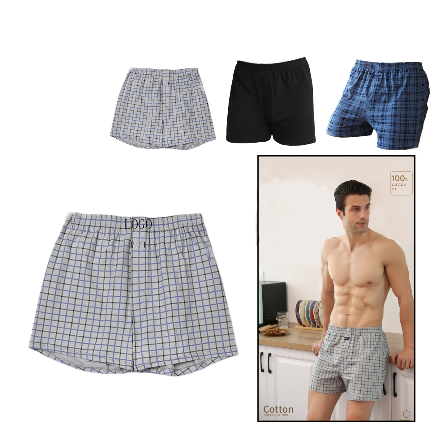  Men's Cotton Briefs L, XL, XXL.