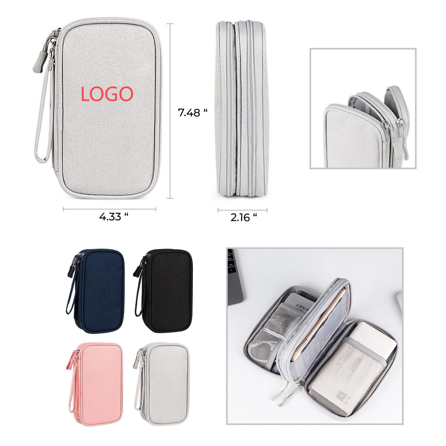 Mobile Power Storage Bag for Data Cables 7.48 " x 4.33 " x 2.16 "